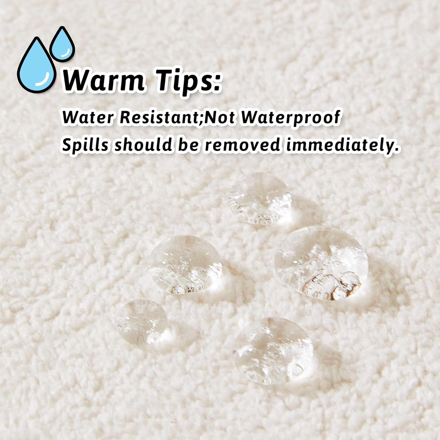 Funda de Sofá MEETSKY 3 Cojines Antideslizante 230x340 cm Blanco