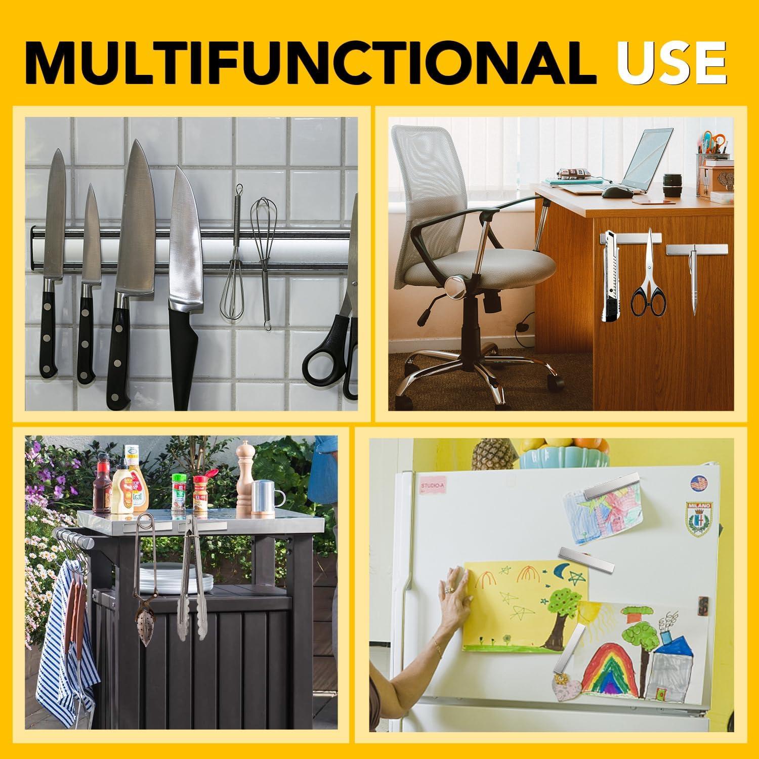 Imanes de Neodimio DIYMAG 60x10x3mm, Paquete de 12