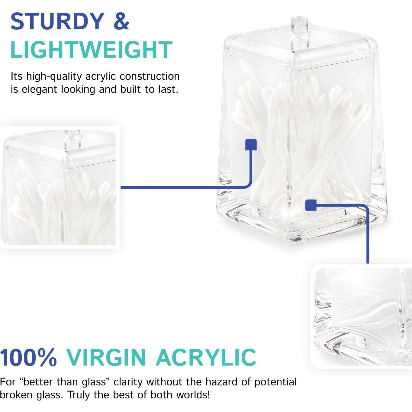 Juego de Accesorios Cuadrados Huang para Hisopos 11.7x8.3 cm