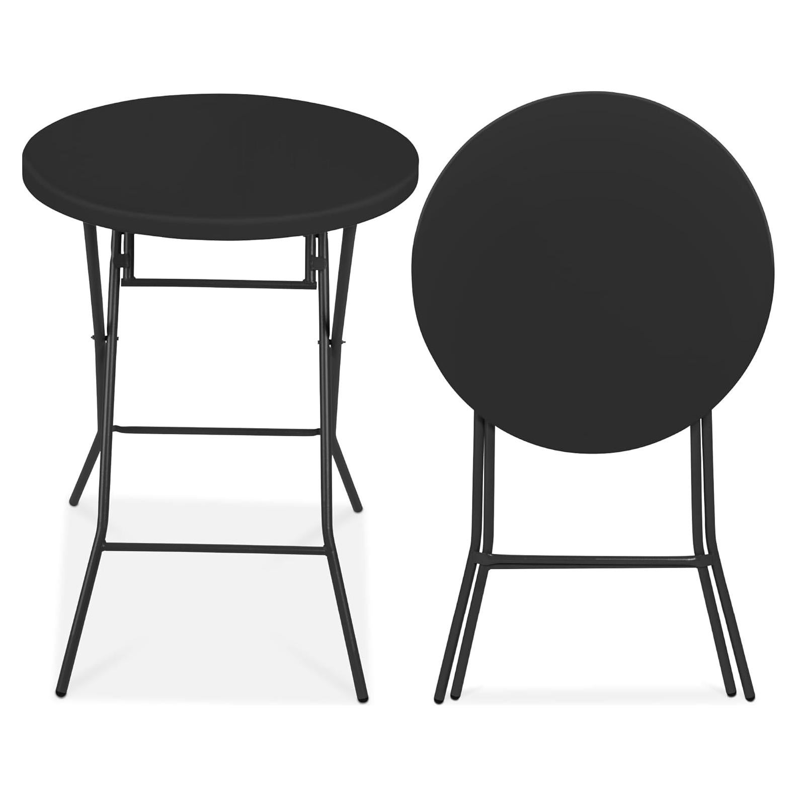 Mesa Plegable de Altura de Barra Mejor Opción 81.28cm Negra