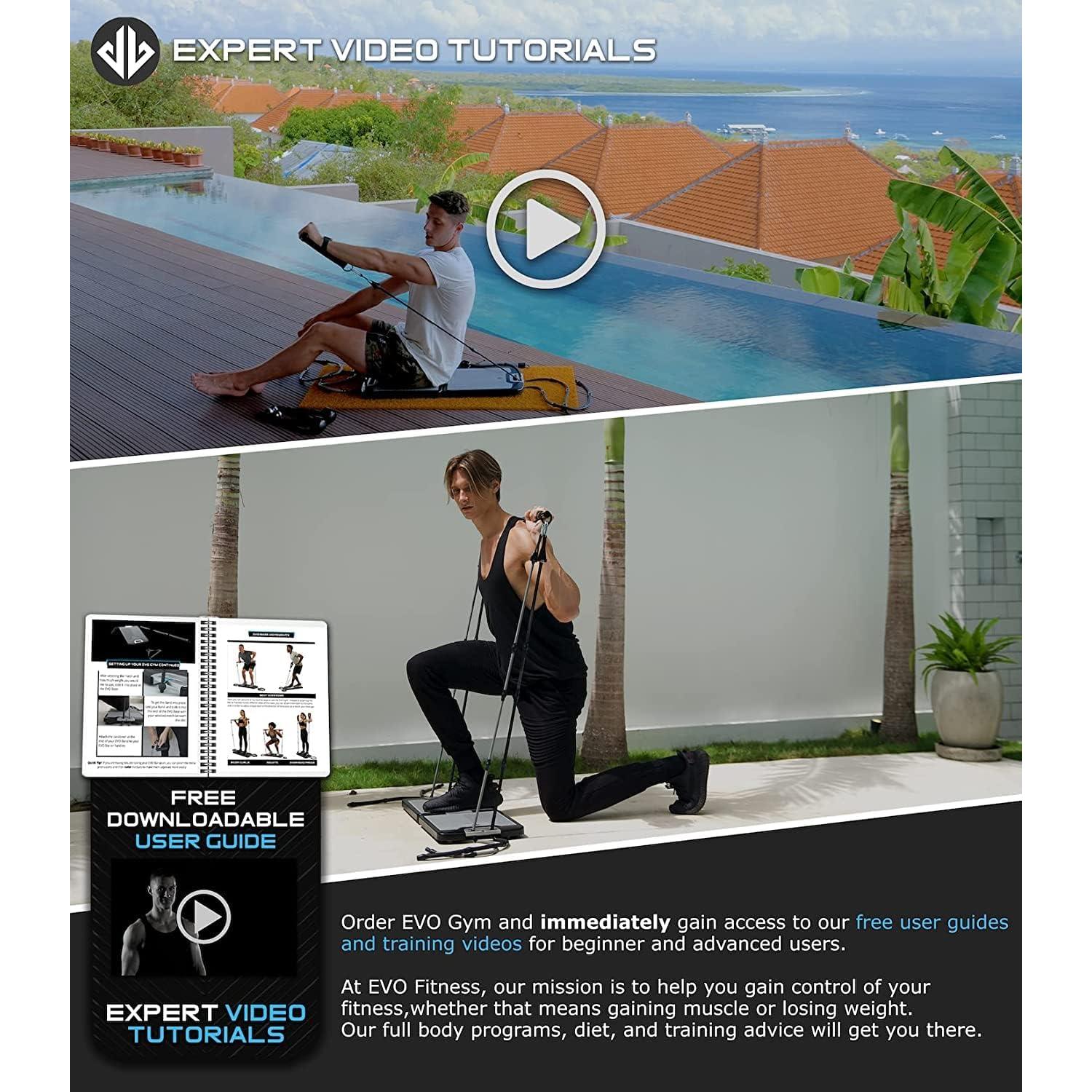 EVO Gym Nomadix - Gimnasio Portátil Todo en Uno 54.4 kg