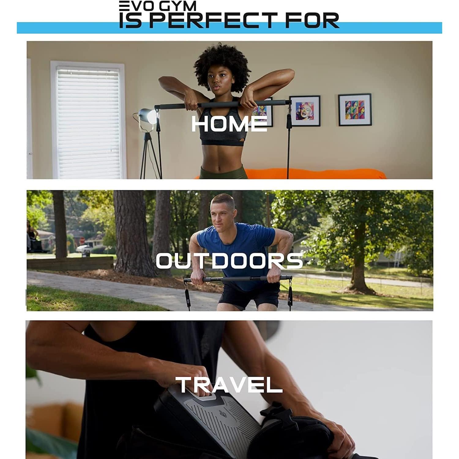 EVO Gym Nomadix - Gimnasio Portátil Todo en Uno 54.4 kg