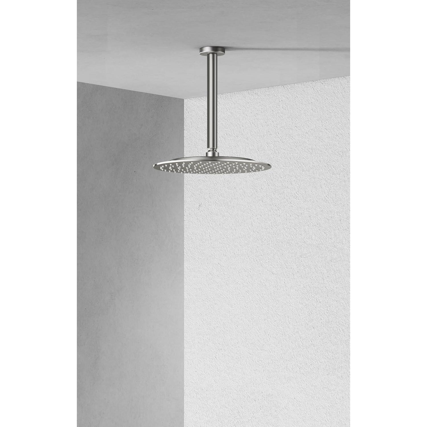 Cabezal de Ducha Redondo VBFF 8" Níquel Cepillado 1.8 GPM