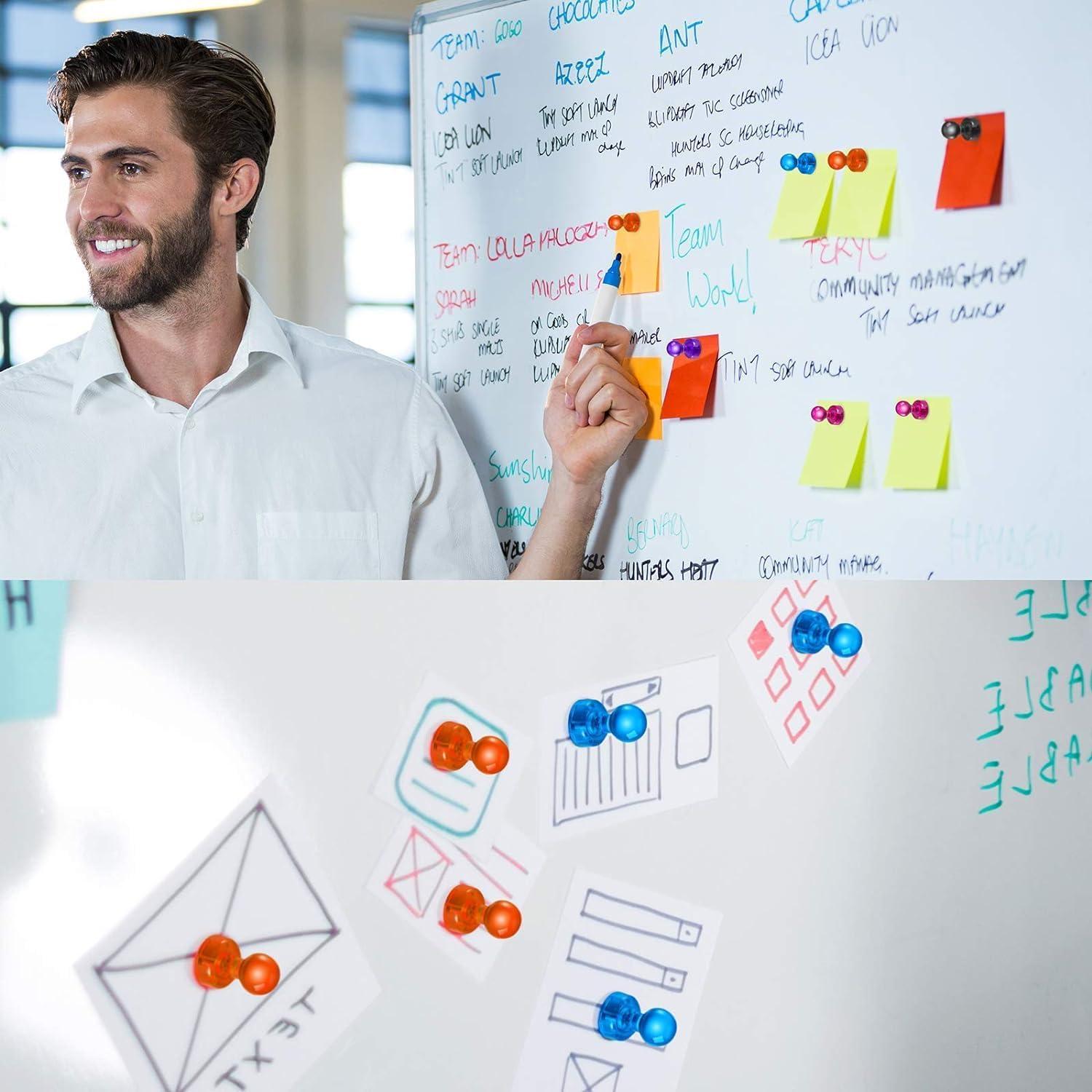 Imanes Decorativos HongyiTime 90 PCS Coloridos Fuertes