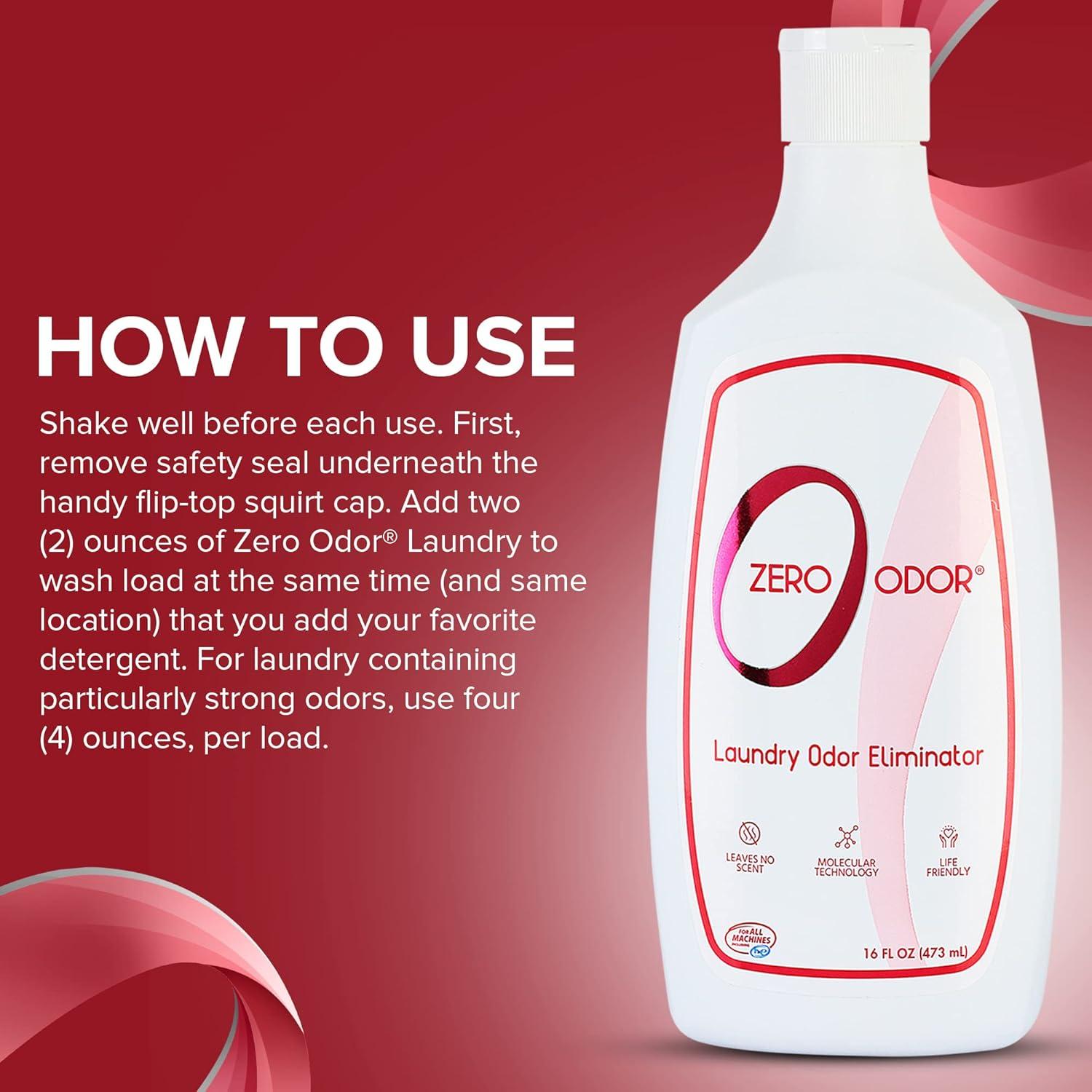 Zero Odor Eliminador de Olores para Lavandería 473ml