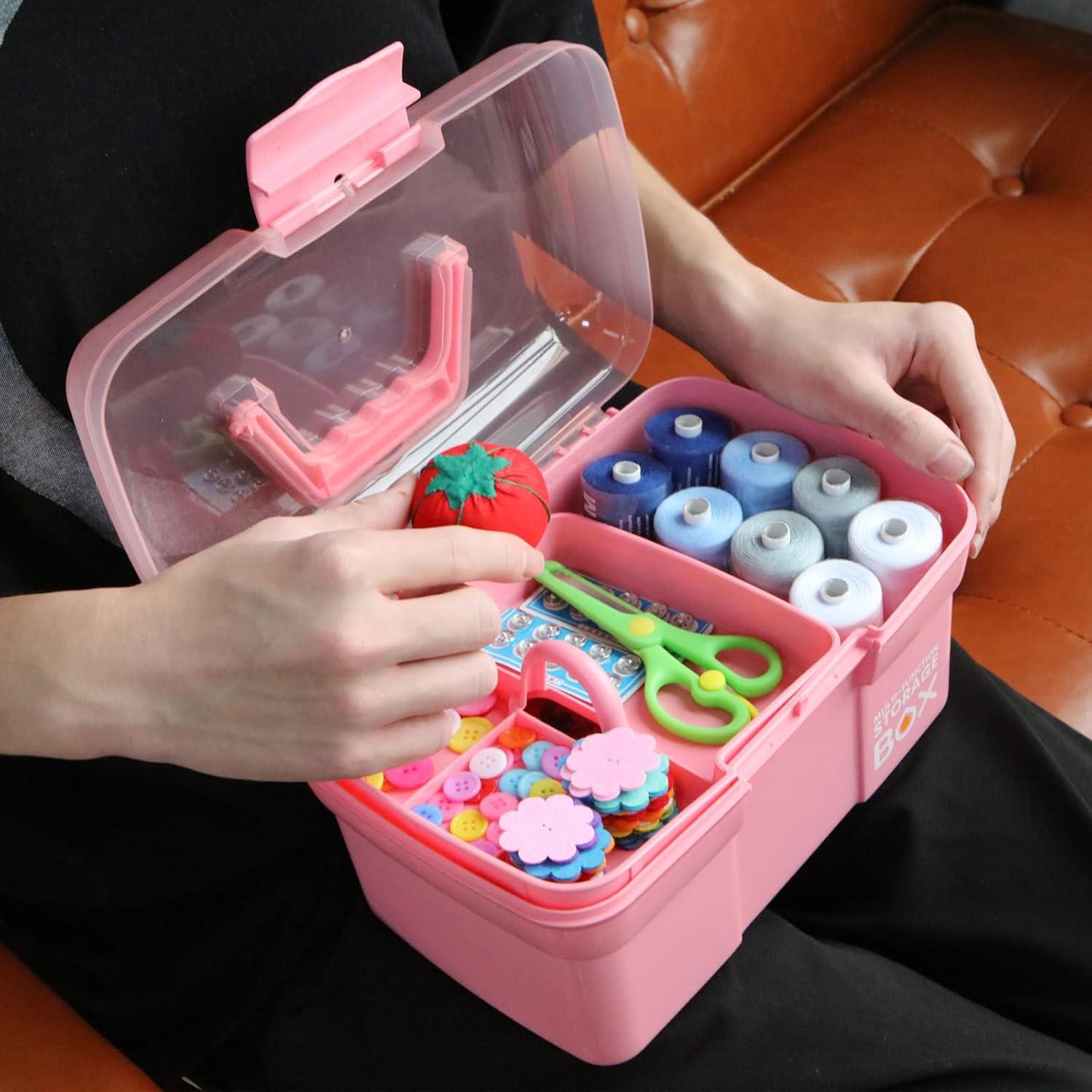 Caja de Almacenamiento TERGOO Rosa 27.43x18.54x16.51 cm