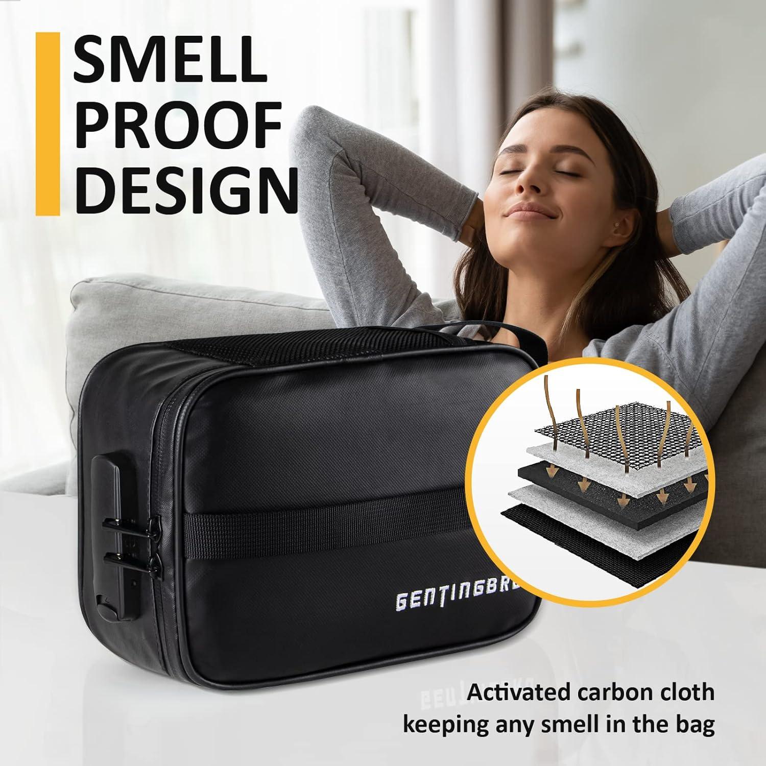 Bolsa de Medicina GENTINGBRO con Candado y 4 Compartimentos