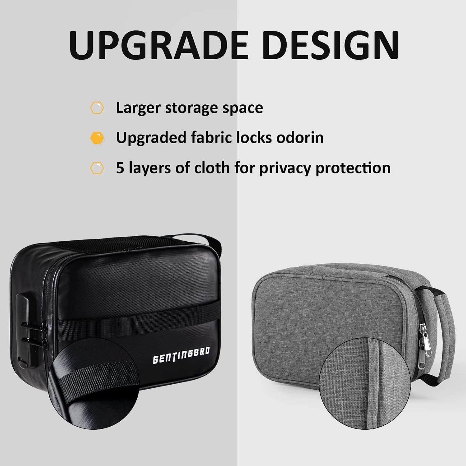 Bolsa de Medicina GENTINGBRO con Candado y 4 Compartimentos