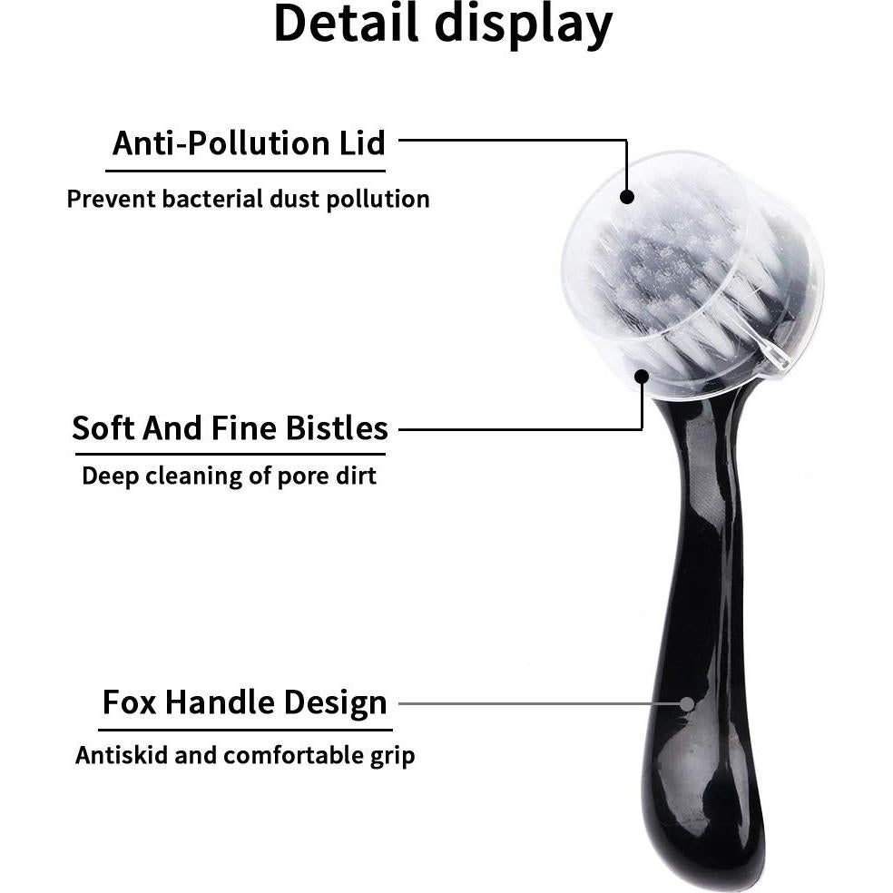 Cepillo Facial Exfoliante Beomeen 4 PCS Negro - Limpieza Profunda