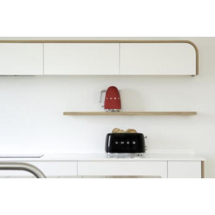 Tostadora Smeg Retro 4 Rebanadas Negra TSF03 - 6 Preajustes