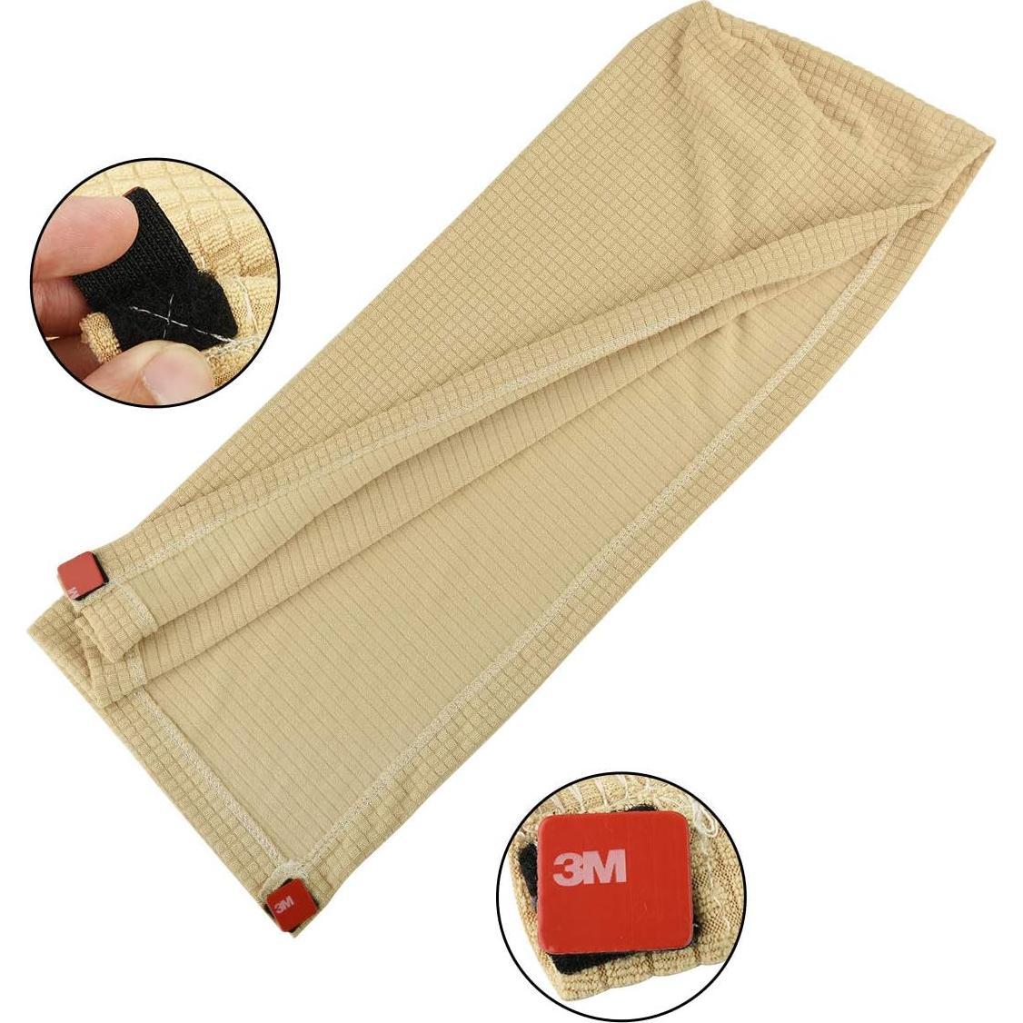 Funda Antideslizante para Reposabrazos Sofá CM Beige Oscuro