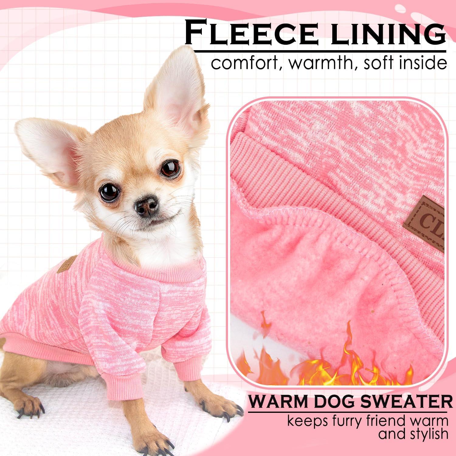 Conjunto 2 Suéteres para Perros Pequeños Uswalnna XXS