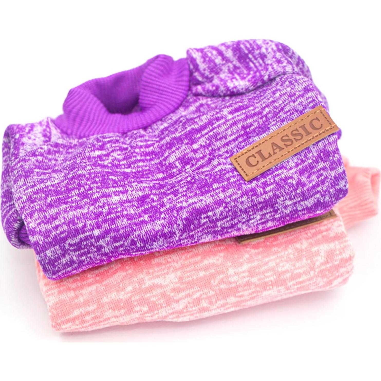 Conjunto 2 Suéteres para Perros Pequeños Uswalnna XXS