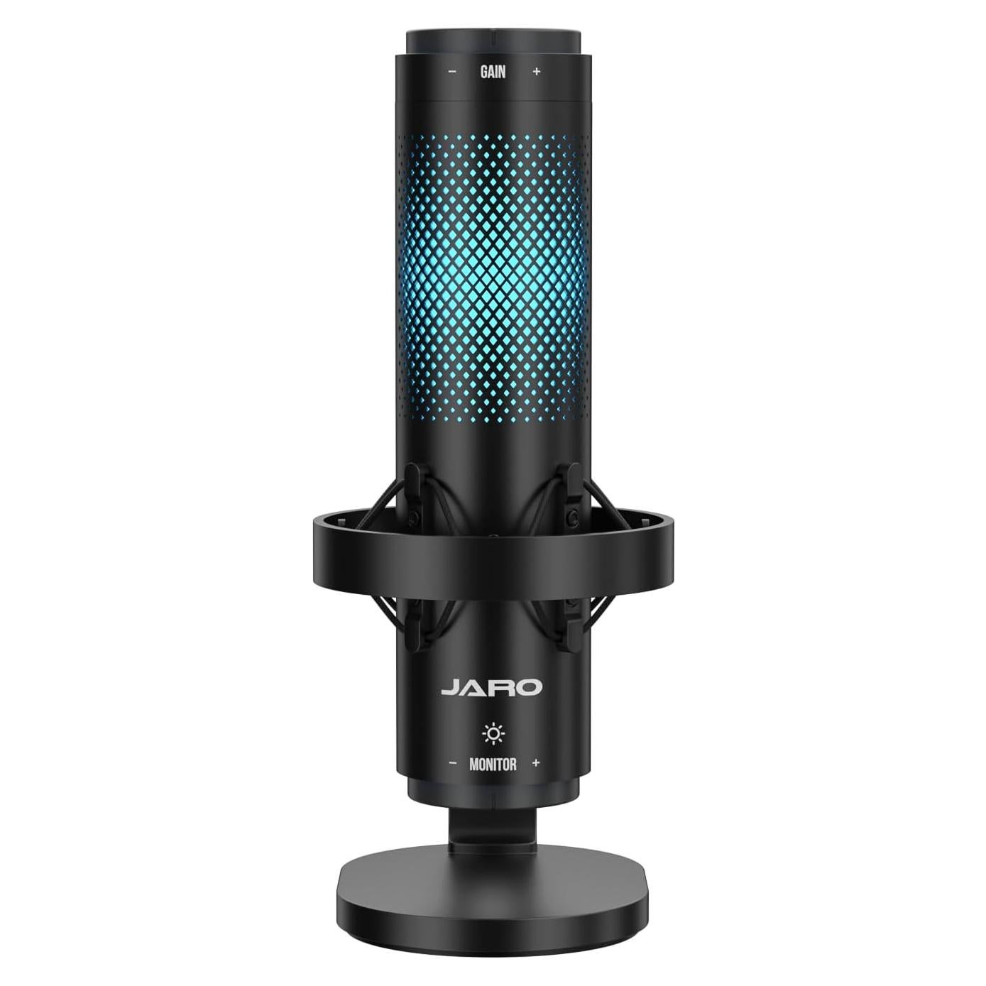 Micrófono JARO J101-CS USB con Cancelación de Ruido RGB