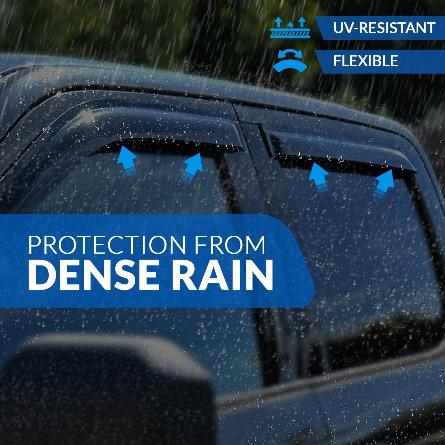 Protector de Lluvia Tuningpros para Ventanas BMW X1 2013-2015