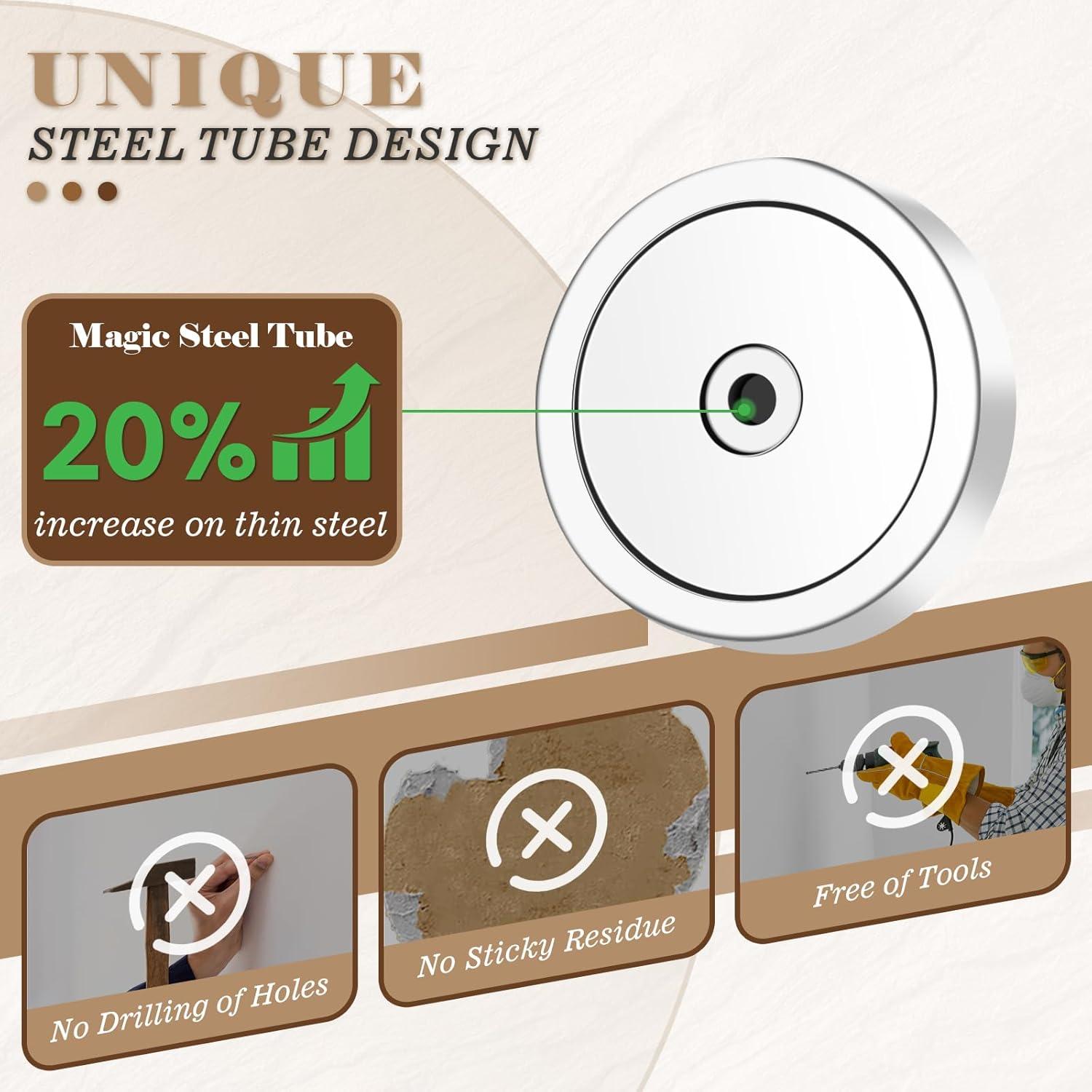 Ganchos Magnéticos Neosmuk 100kg Alta Resistencia 2 Pzs