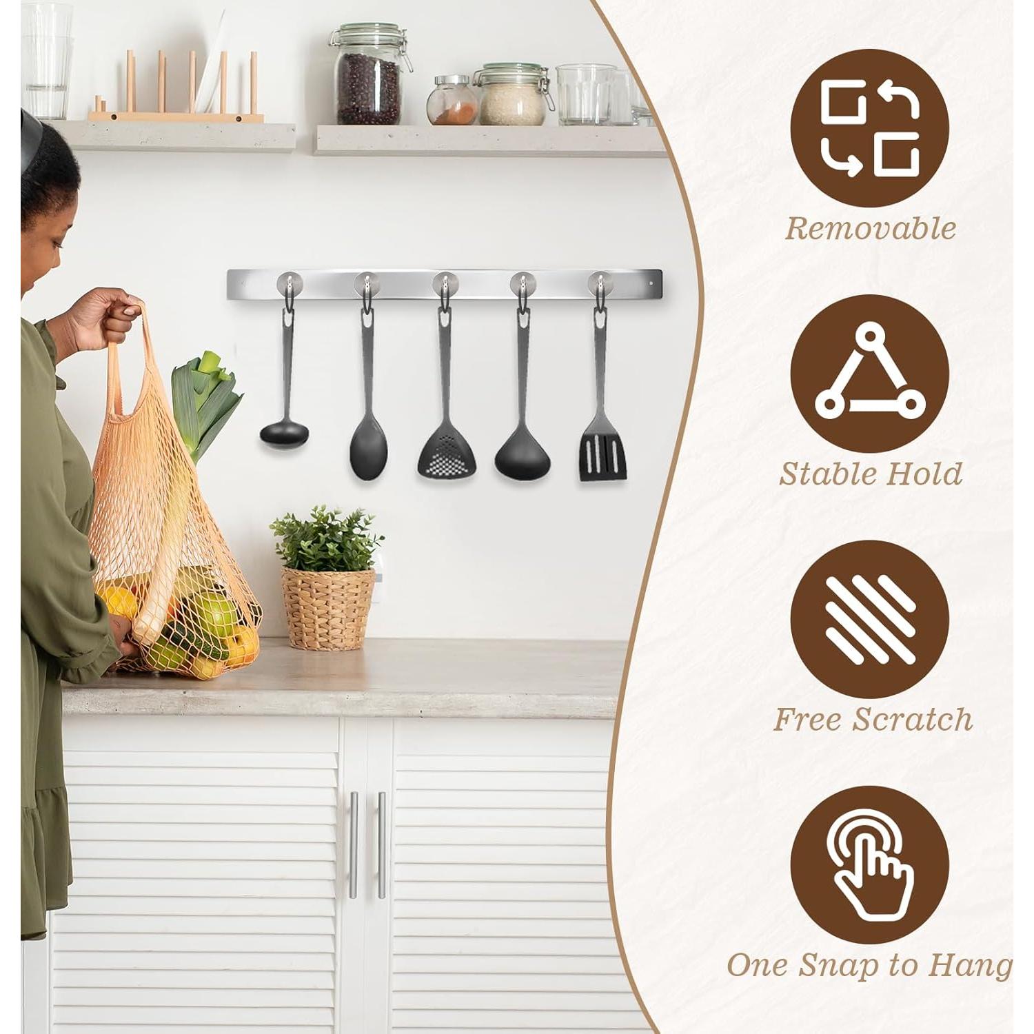 Ganchos Magnéticos Neosmuk 100kg Alta Resistencia 2 Pzs