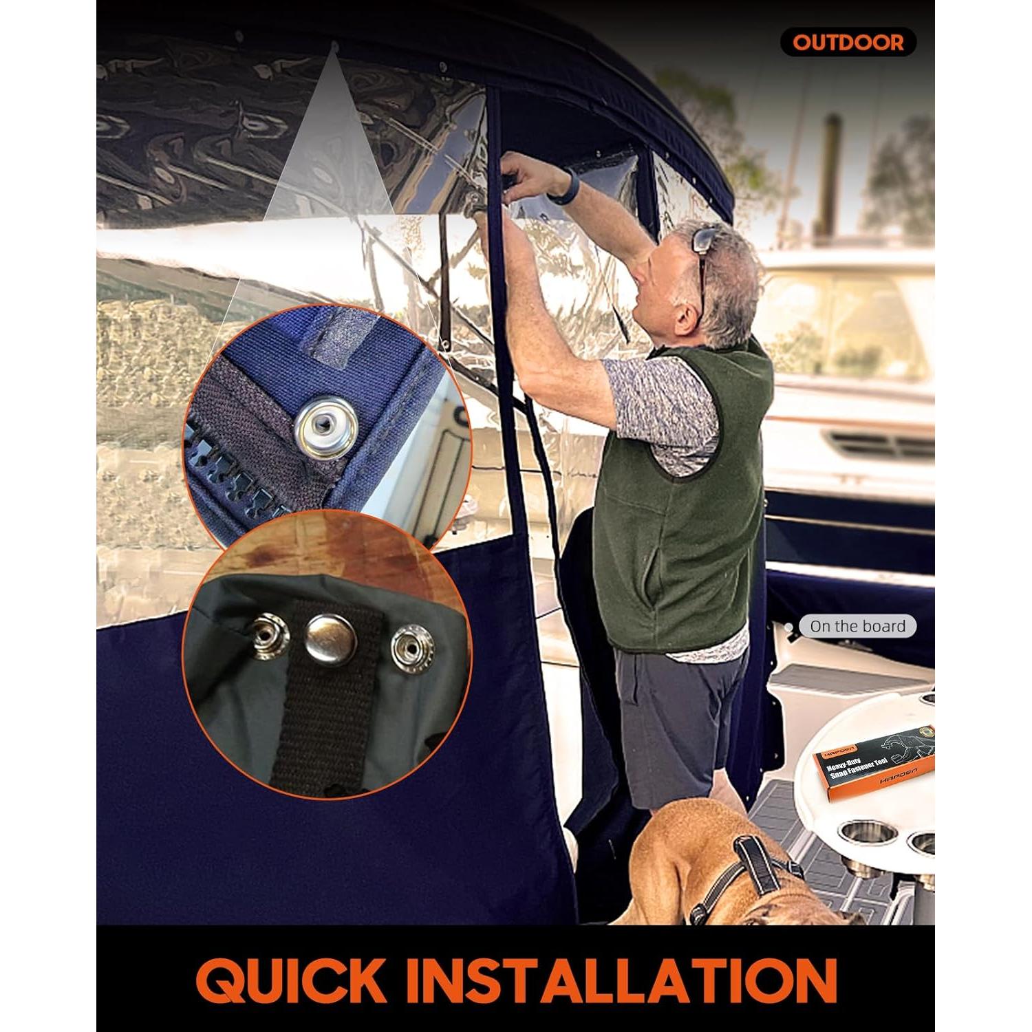 Kit de Herramienta para Botones a Presión HAPDEN SP01