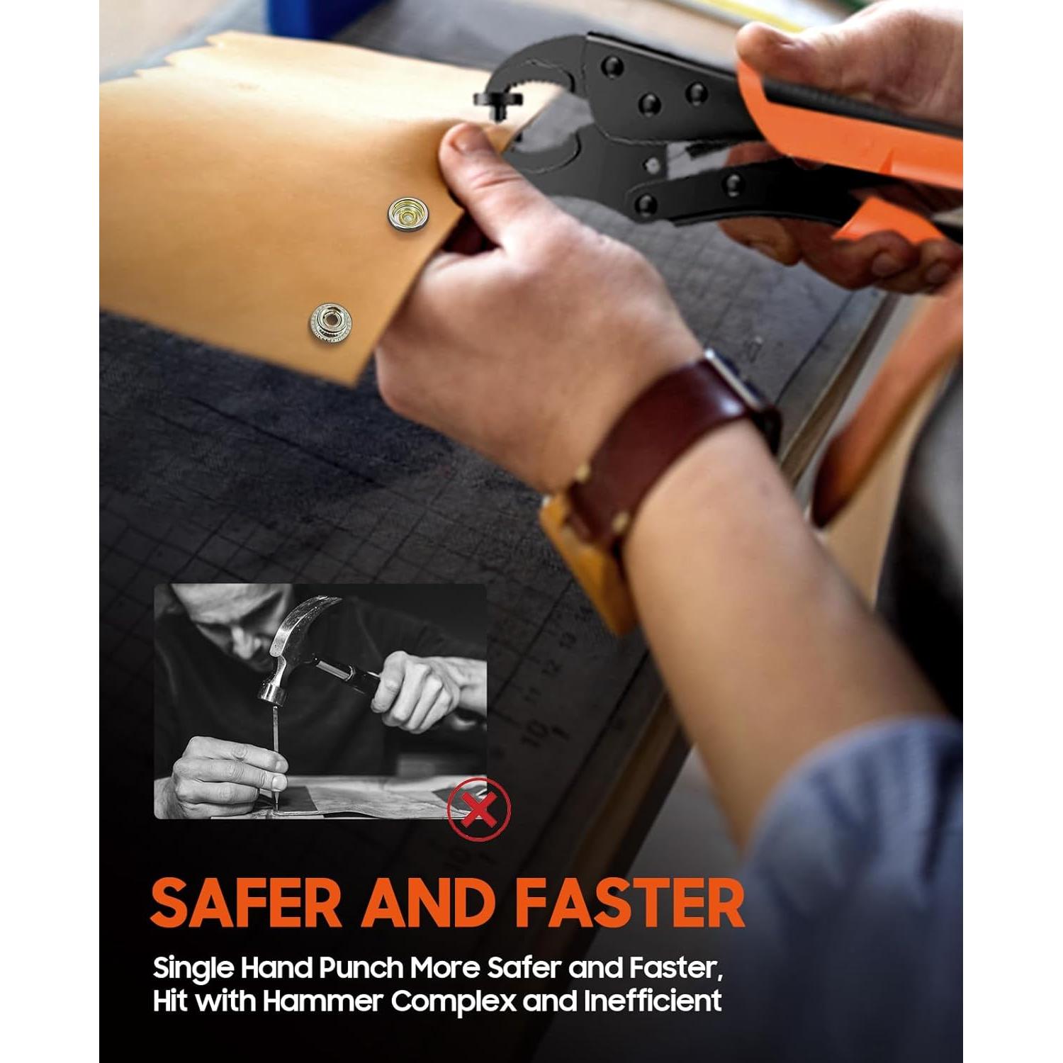 Kit de Herramienta para Botones a Presión HAPDEN SP01