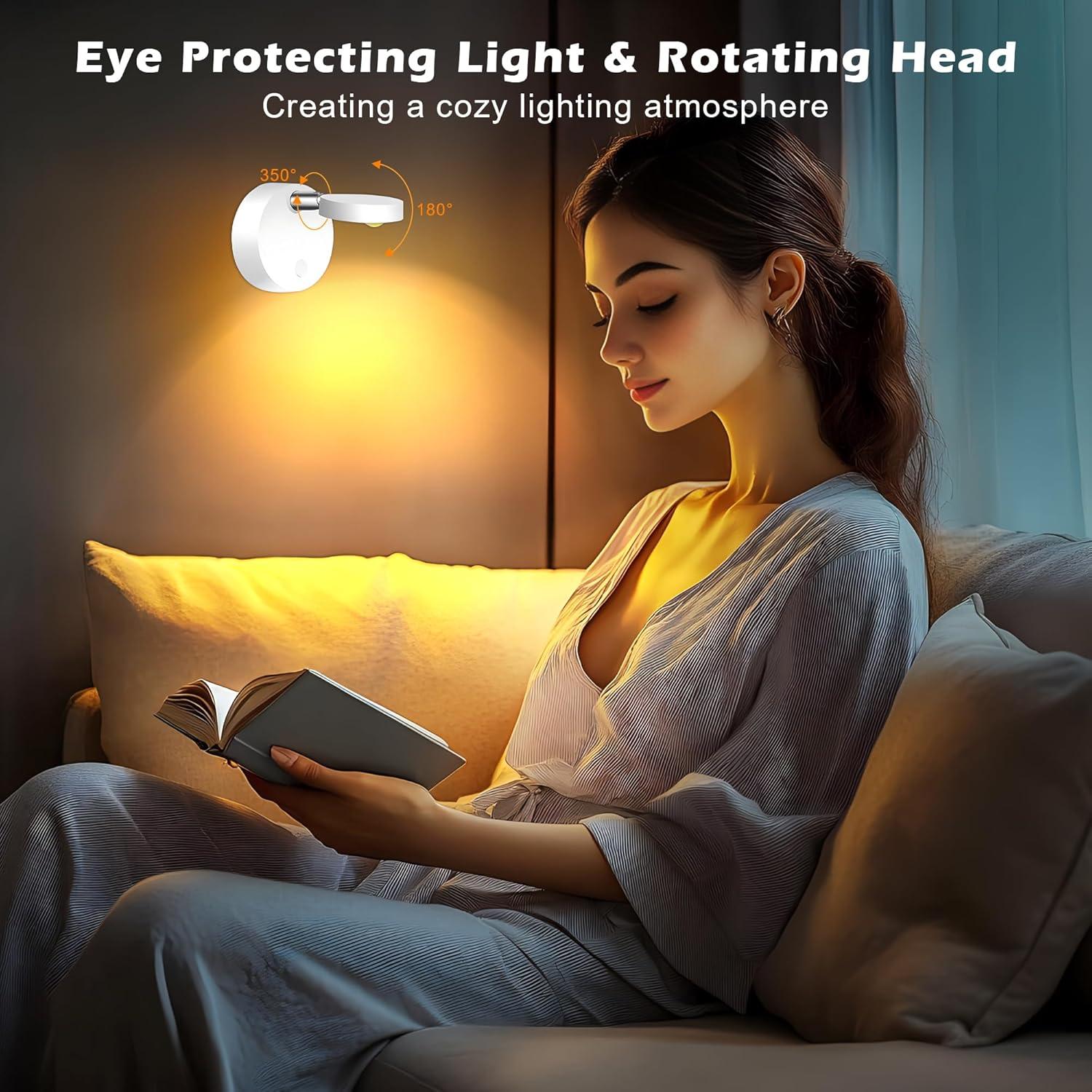 Paquete de 2 Focos LED Recargables Guankaidianzishangwu RGB