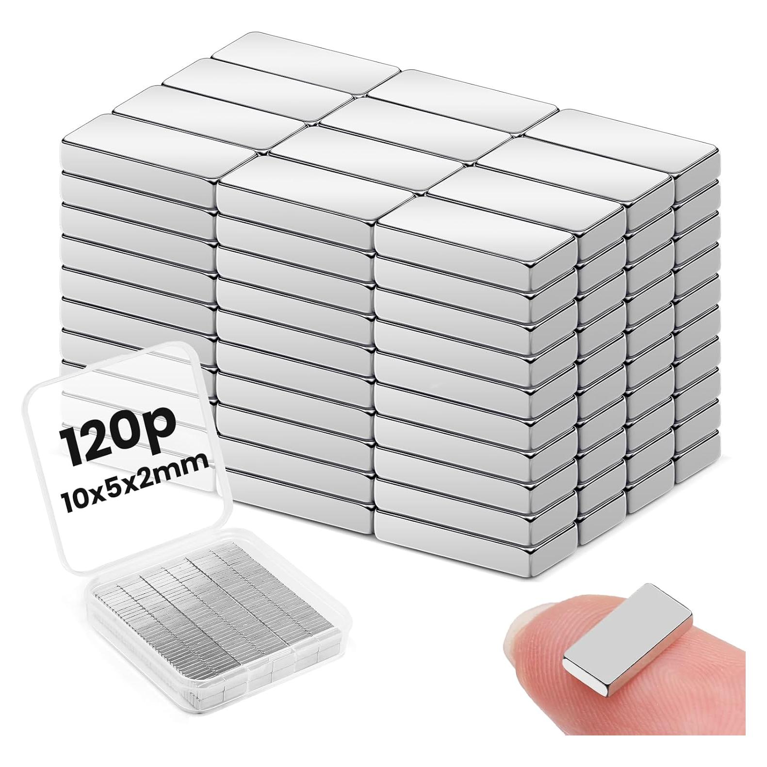 Imán de Barra LOVIMAG 10x5x2mm 120Pcs Neodimio Fuerte