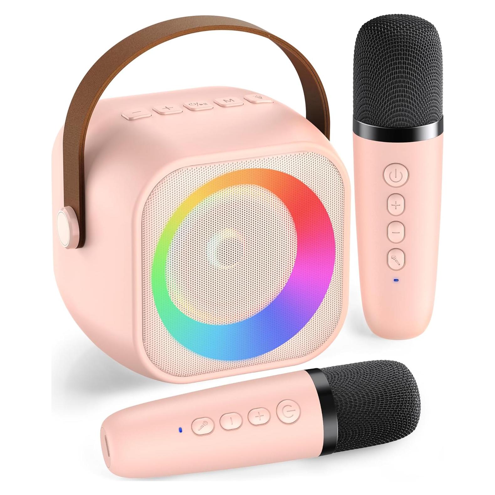 Máquina de Karaoke BEILIHART K29-L con 2 Micrófonos y Bluetooth