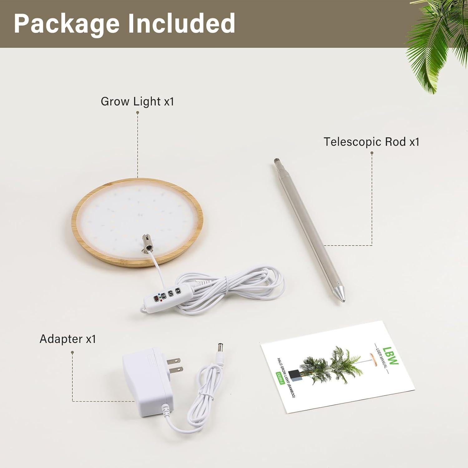 Luz de Crecimiento LBW 82 LEDs Espectro Completo Ajustable