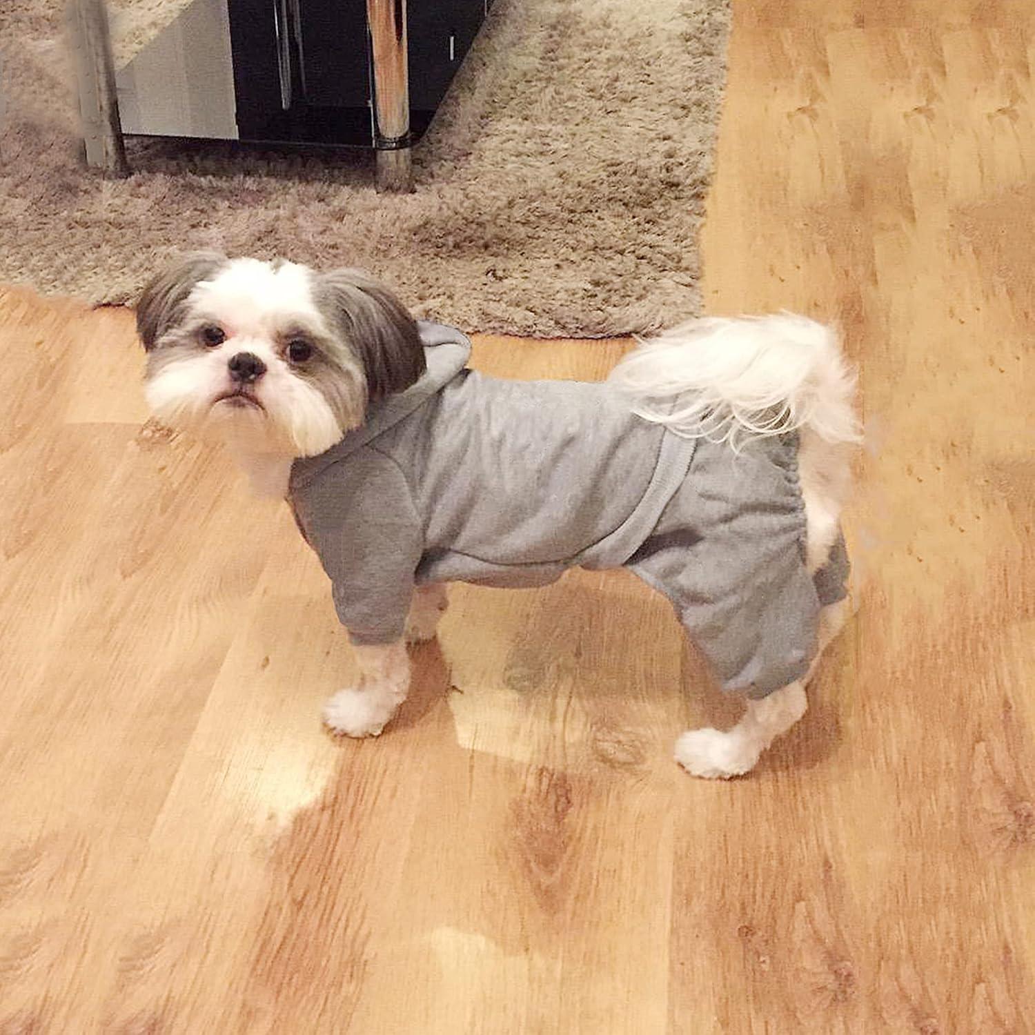 Sudadera para Perros LifeWheel Gris Algodón Tallas S a XL
