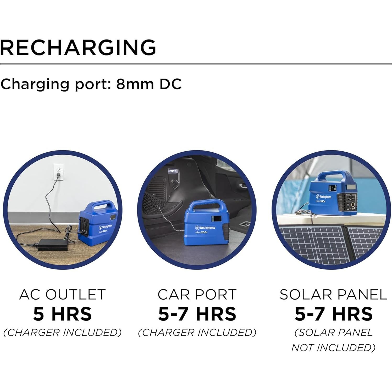 Estación de Energía Portátil Westinghouse 296Wh 600W Pico