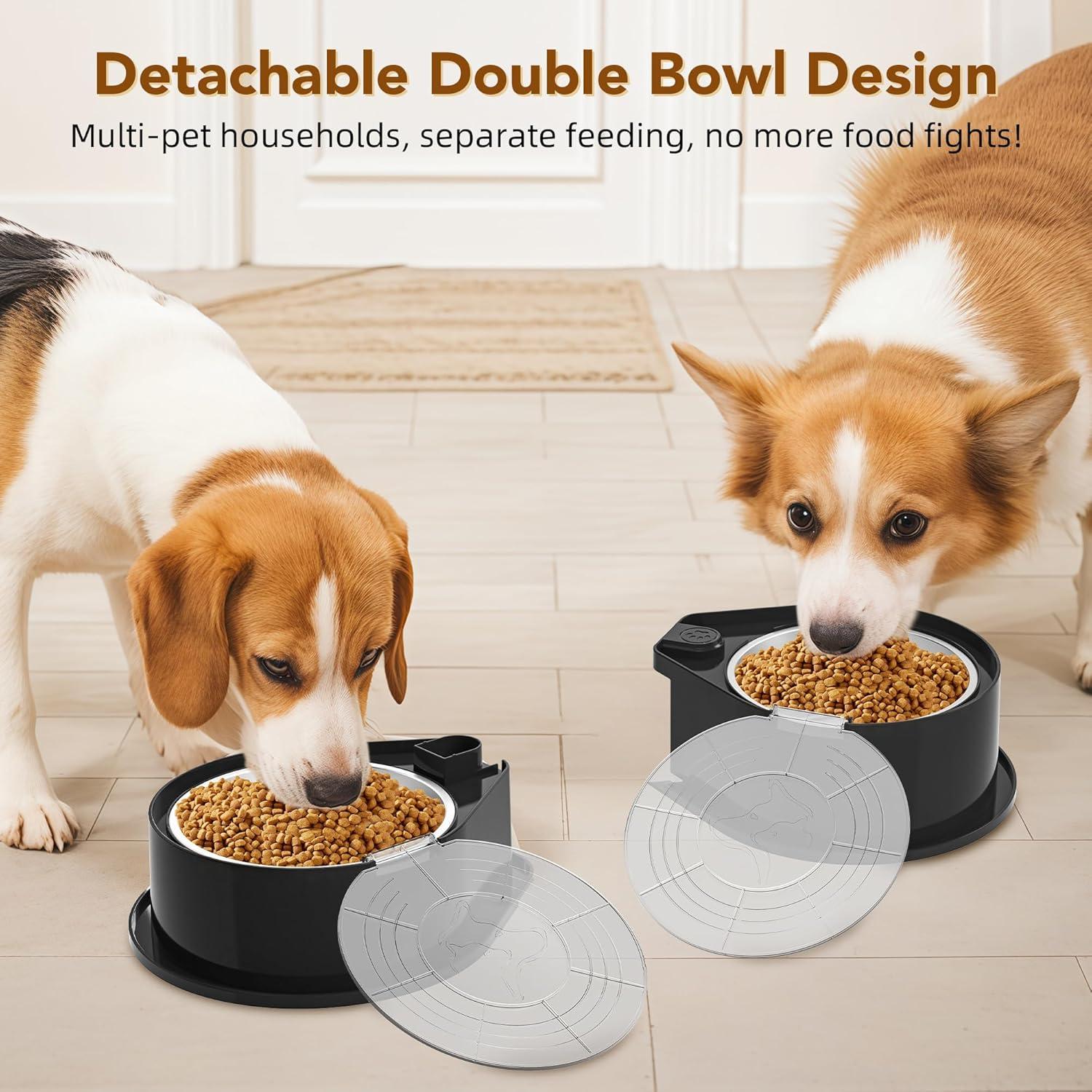 Cuencos de Acero Inoxidable Newget 800ml con Tapa Antideslizante