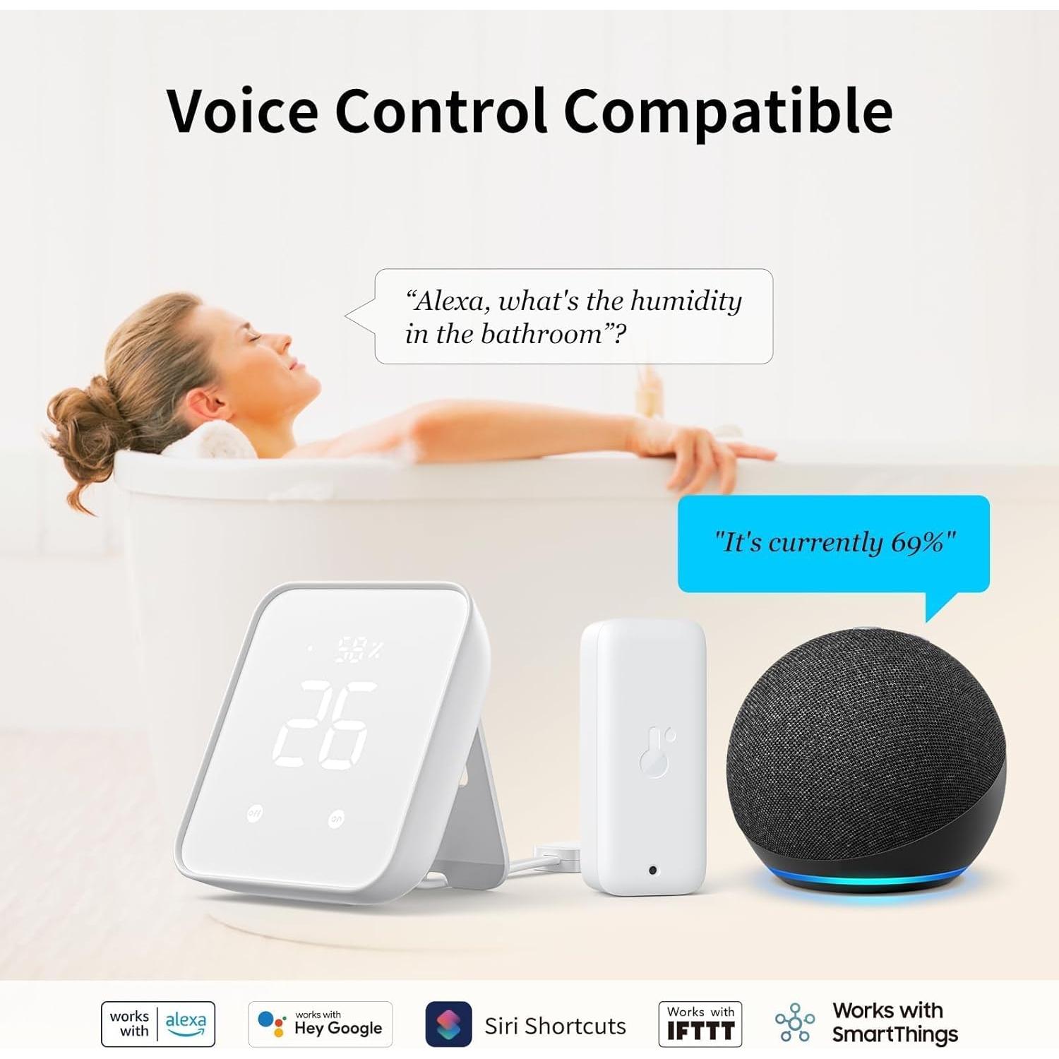 Sensor de Humedad Wi-Fi SwitchBot Hub 2 IP65 4 Pack