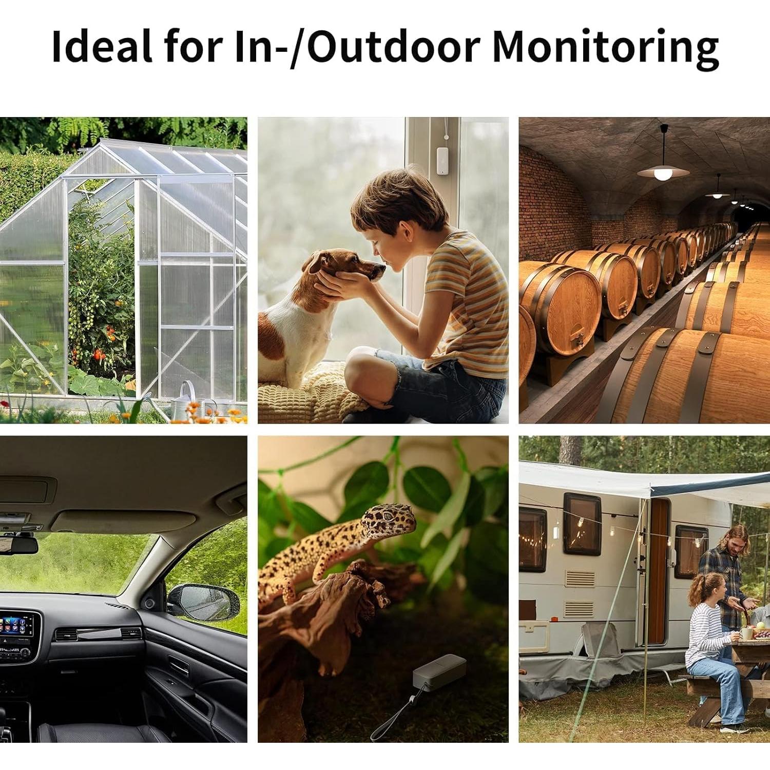 Sensor de Humedad Wi-Fi SwitchBot Hub 2 IP65 4 Pack