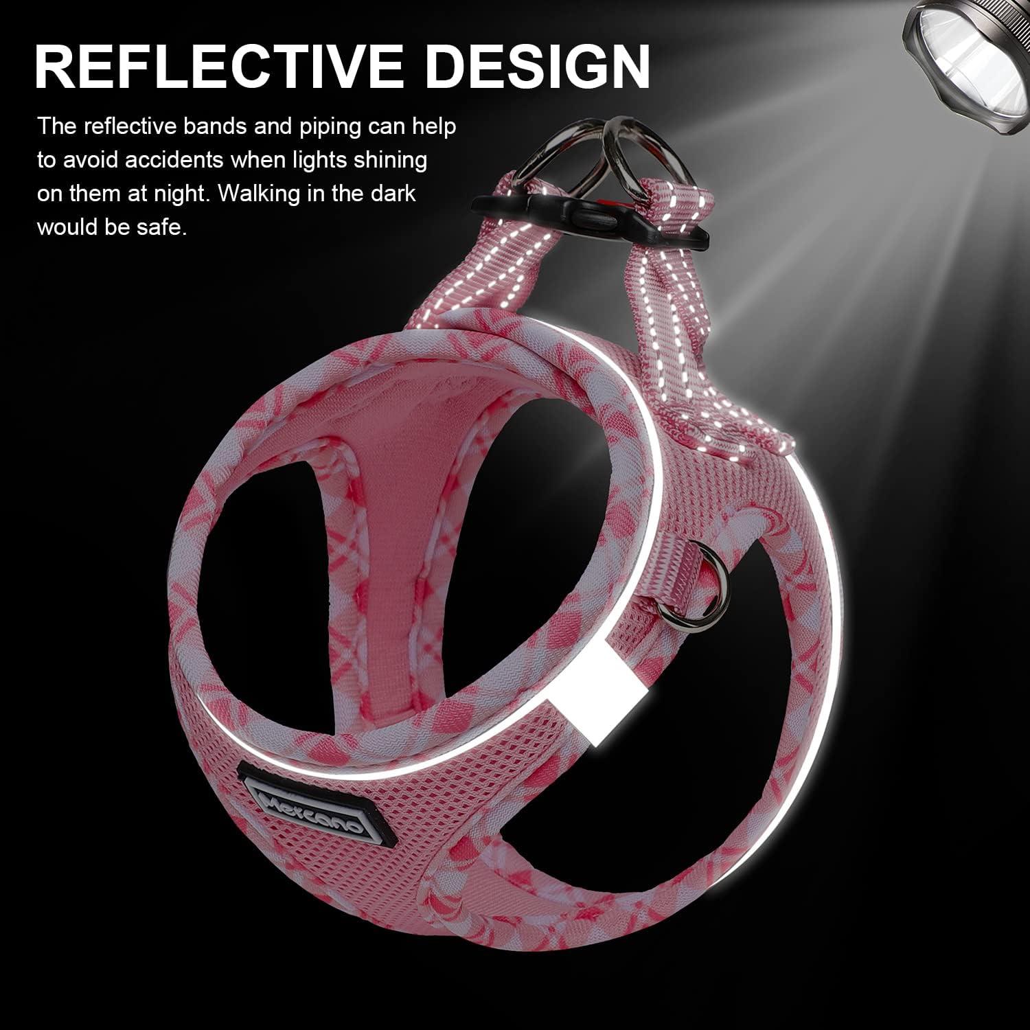 Arnés y Correa Mercano Rosa S para Perros y Gatos