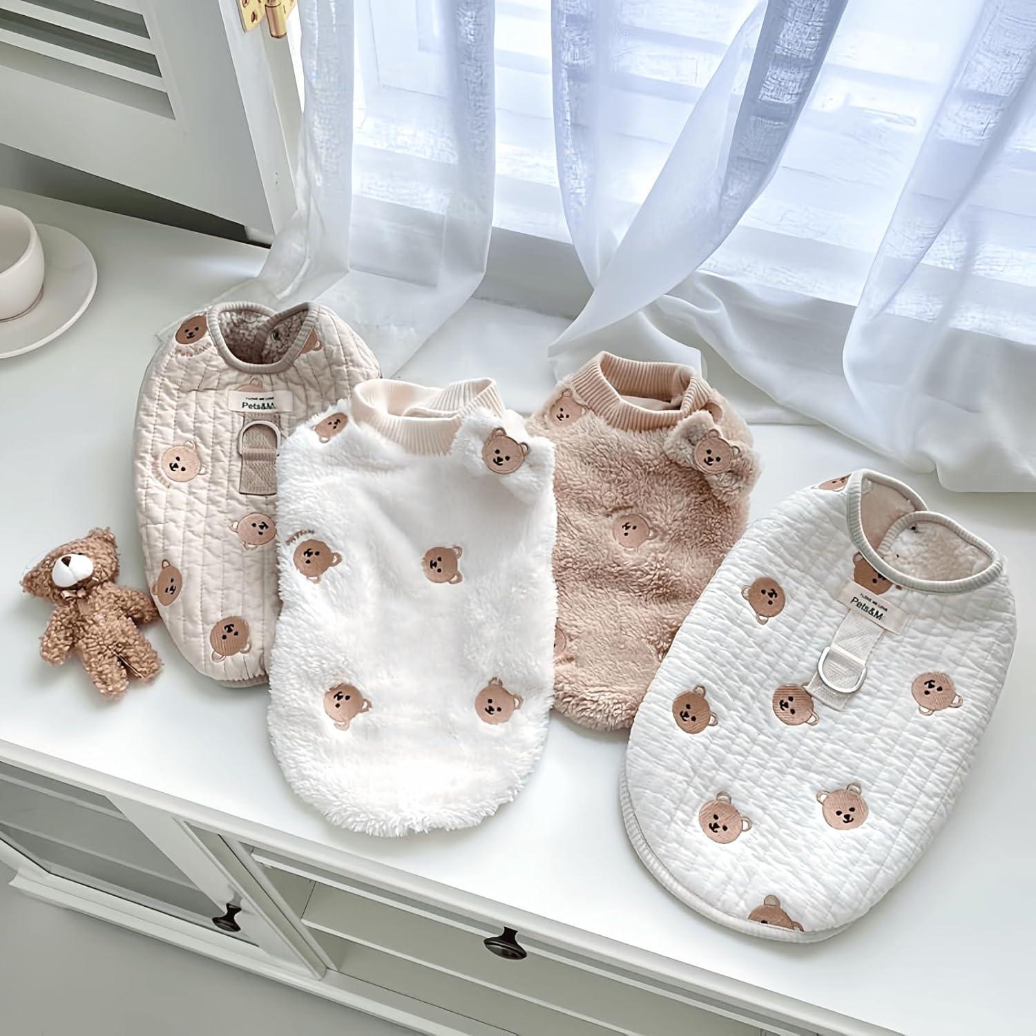 Ropa para Mascotas Jatmira Patrón Oso Marrón XL 5-9 kg