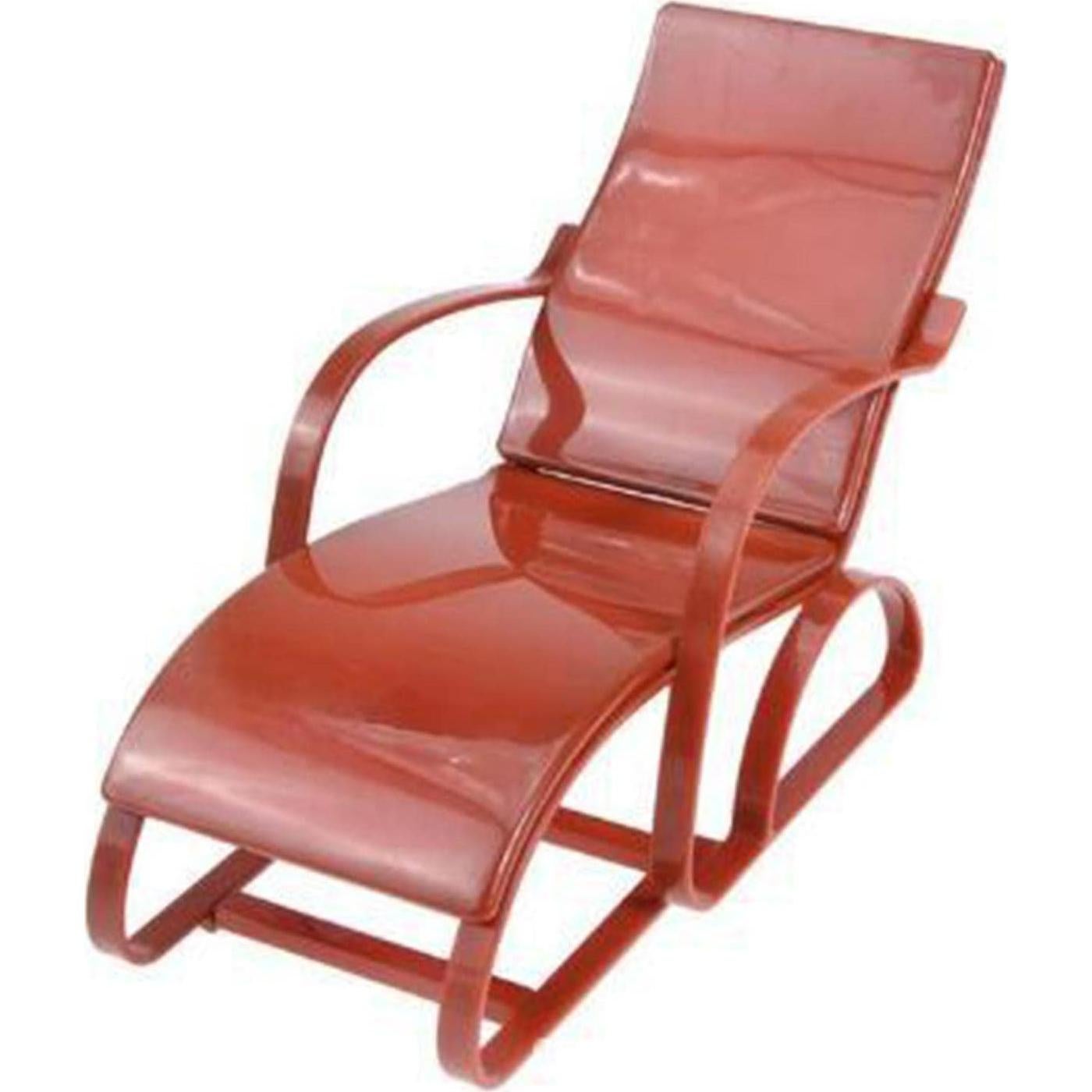 Simulation 1:6 Dollhouse Chair Furniture Disassembled Bedroom for Living Room Chair Model in 1:6 Scale, Brown