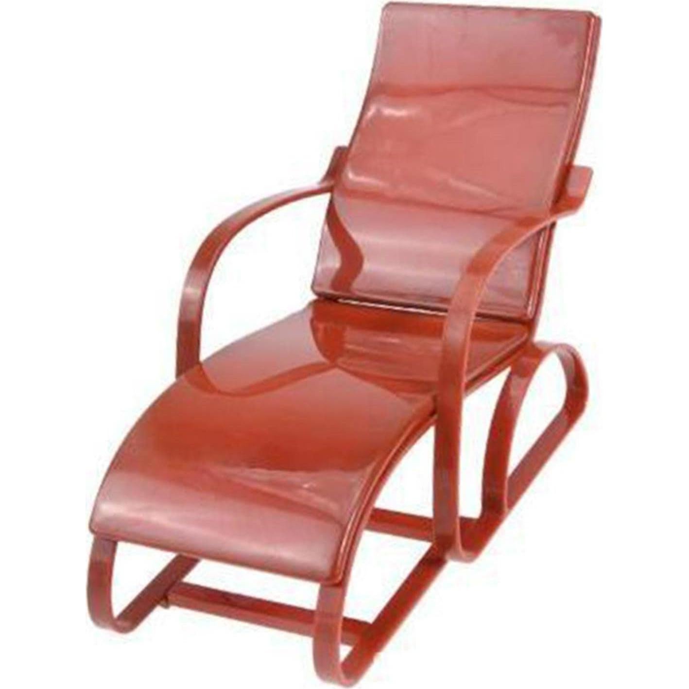 Simulation 1:6 Dollhouse Chair Furniture Disassembled Bedroom for Living Room Chair Model in 1:6 Scale, Brown