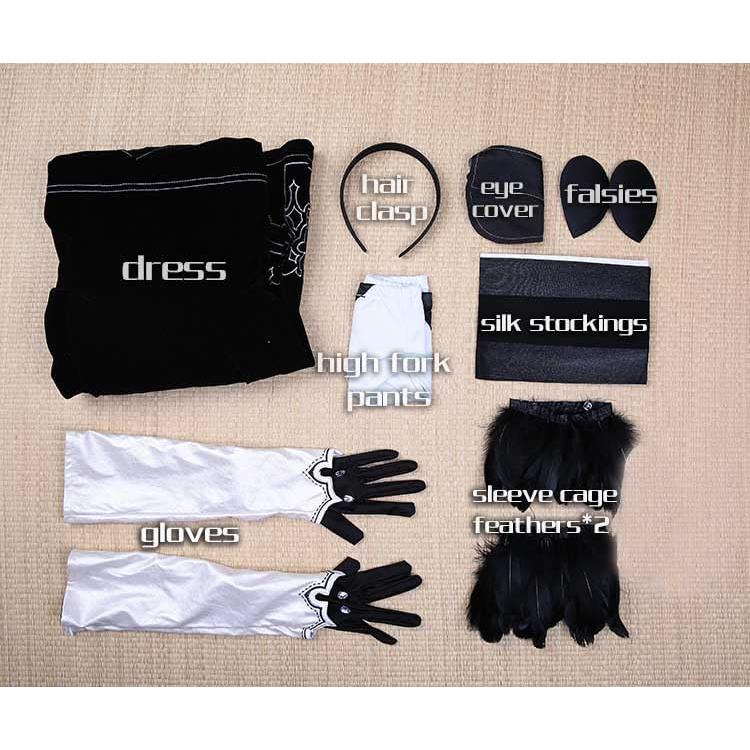 Disfraz de Cosplay KIRA KIRA 2B NieR:Automata Talla Asiática