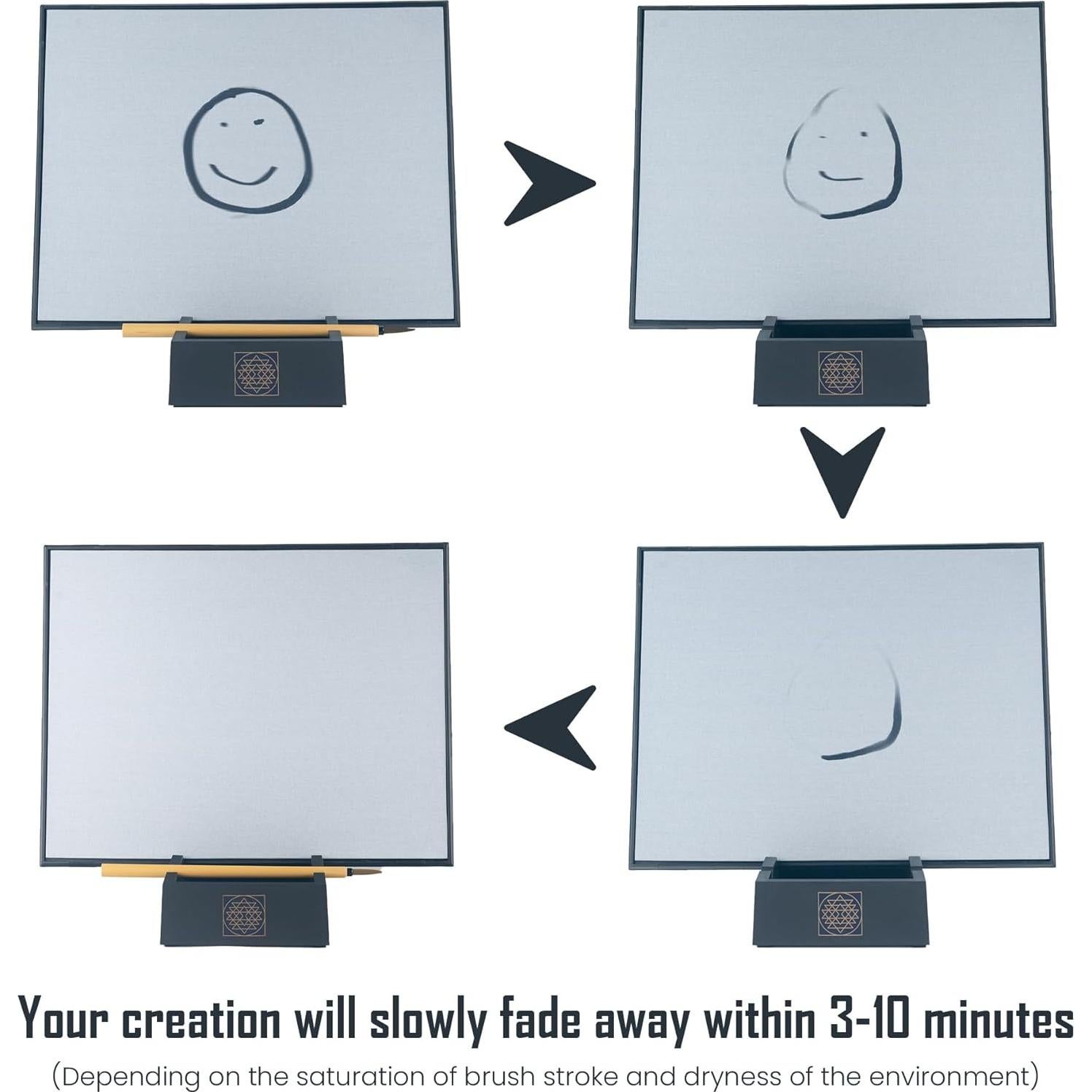 Tablero de Dibujo Acuático Nirvikalpa 32.3x26.4cm con Pincel