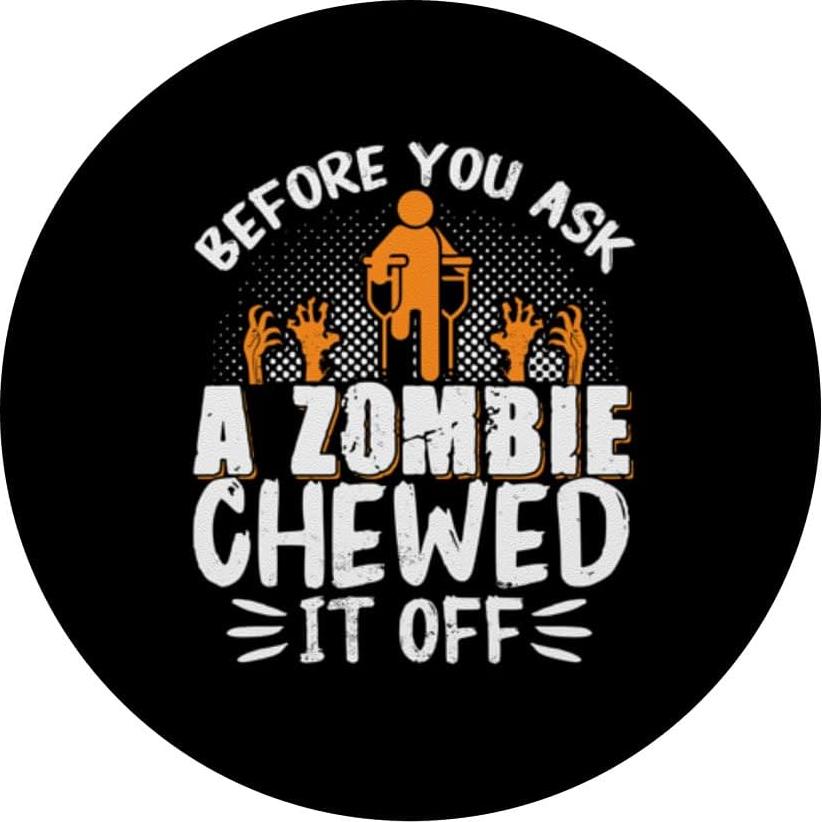 PopGrip Adhesivo PopSockets Diseño Amputación Pierna Negro