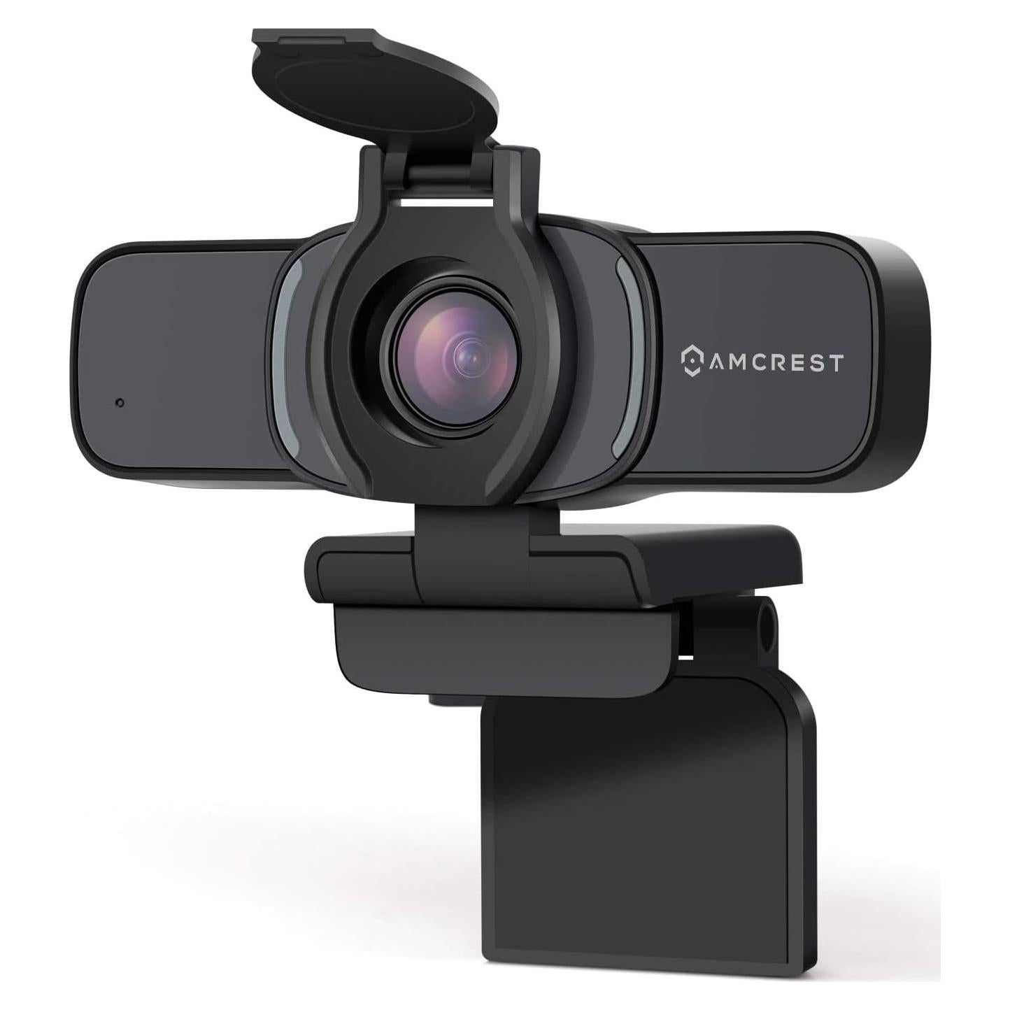 Cámara Web Amcrest 1080P con Micrófono y Cubierta de Privacidad