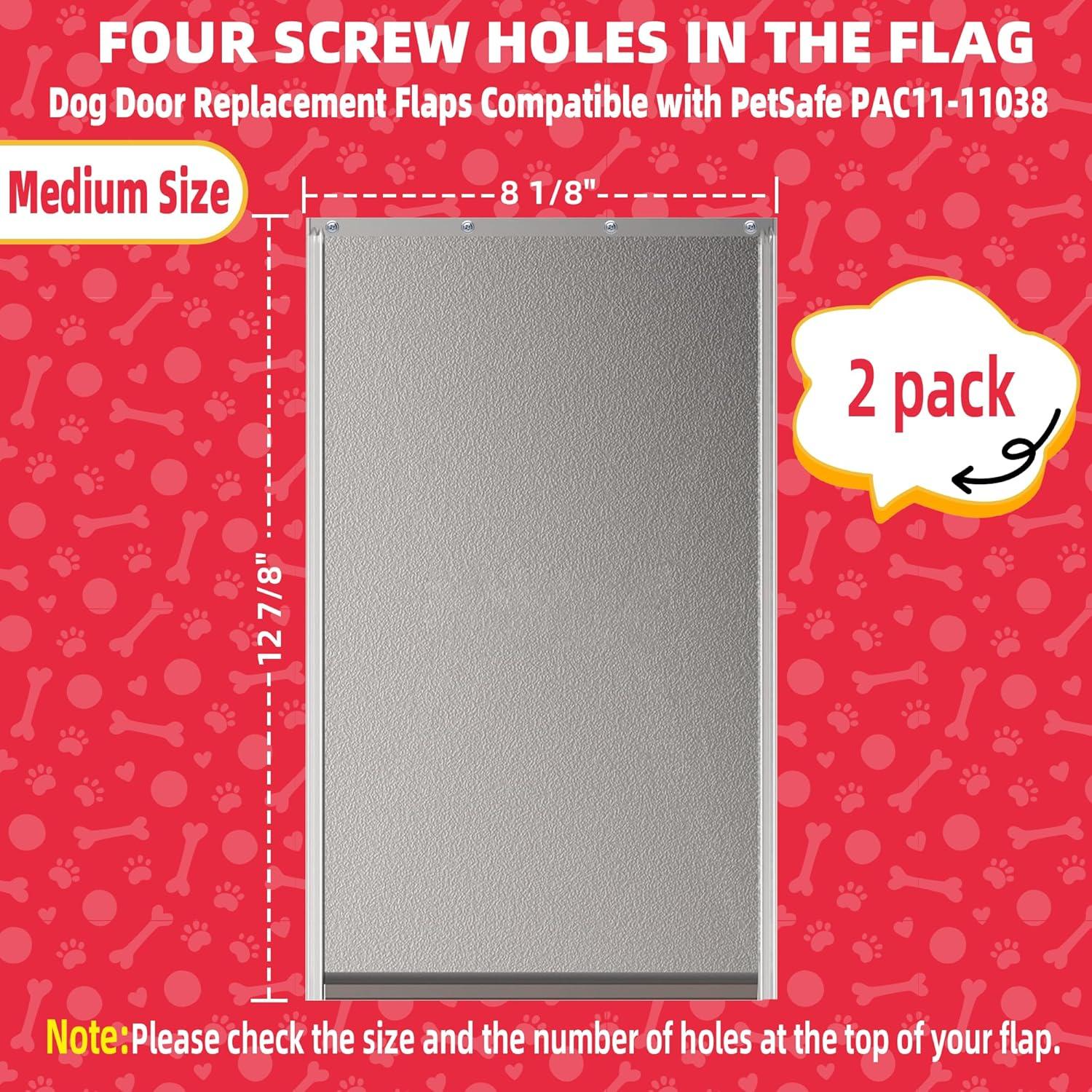 Aletas de Reemplazo para Puerta de Perro FUZZYCARE Mediana