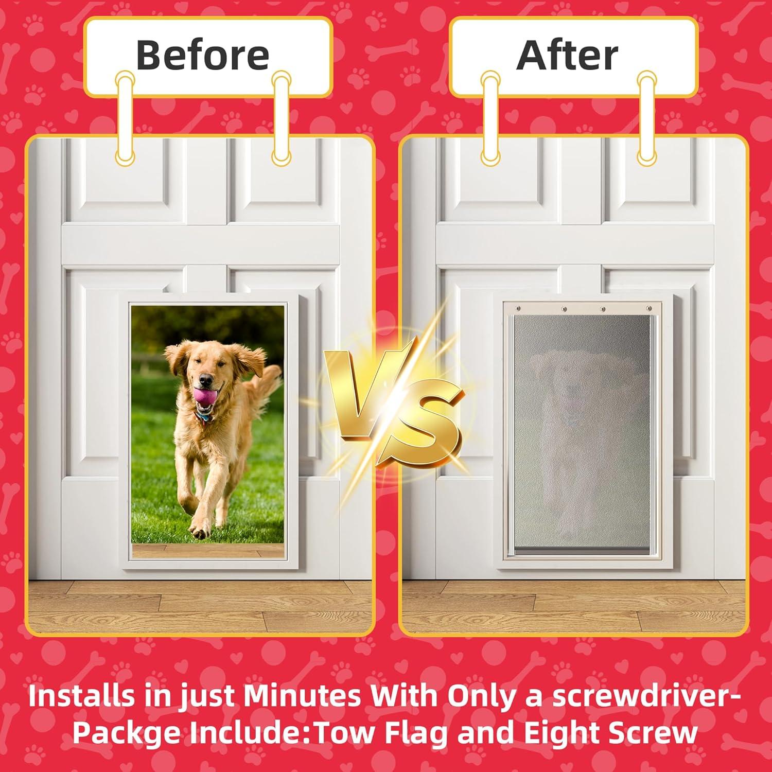 Aletas de Reemplazo para Puerta de Perro FUZZYCARE Mediana