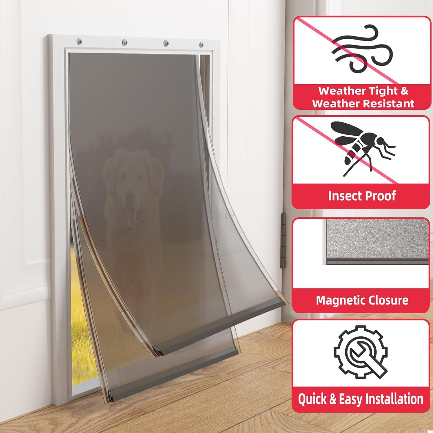 Aletas de Reemplazo para Puerta de Perro FUZZYCARE Mediana