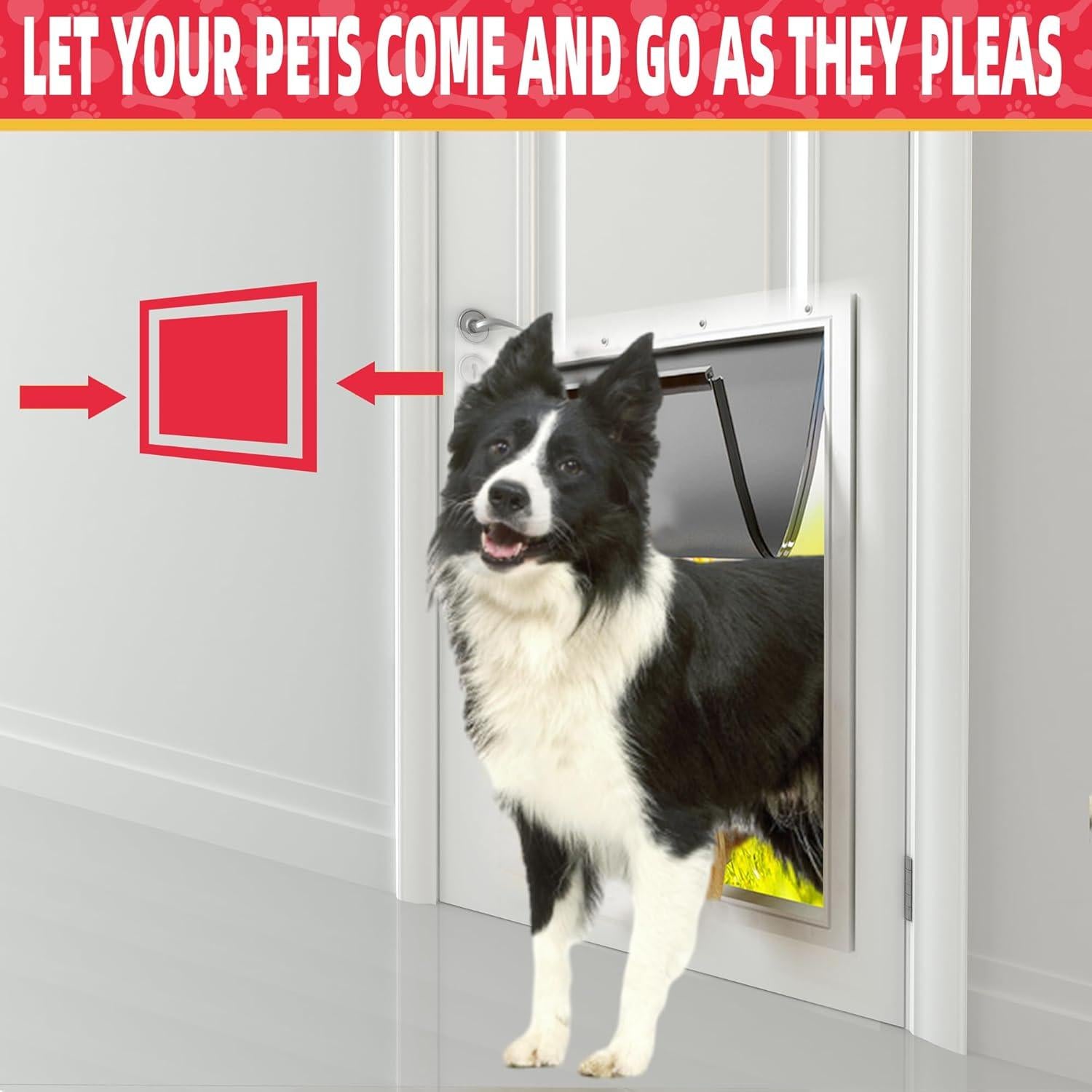 Aletas de Reemplazo para Puerta de Perro FUZZYCARE Mediana