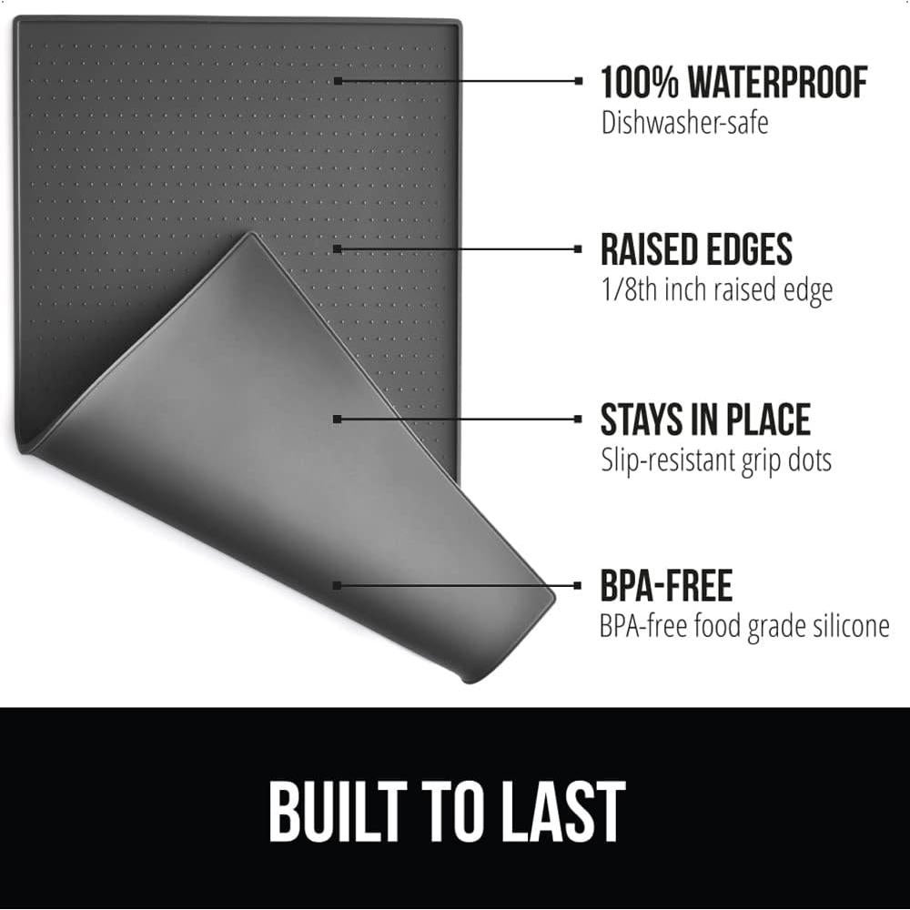 Tapete para Alimentación de Mascotas Gorilla Grip 58x38 cm