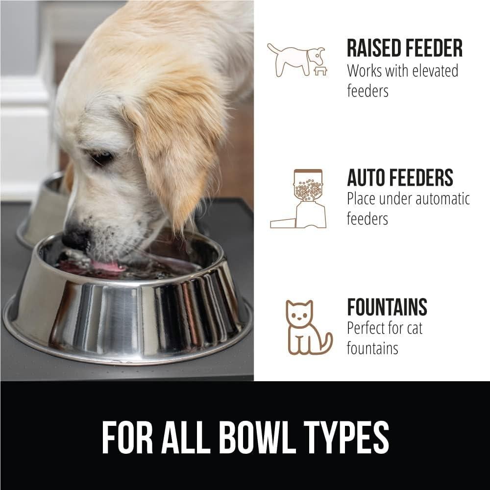 Tapete para Alimentación de Mascotas Gorilla Grip 58x38 cm