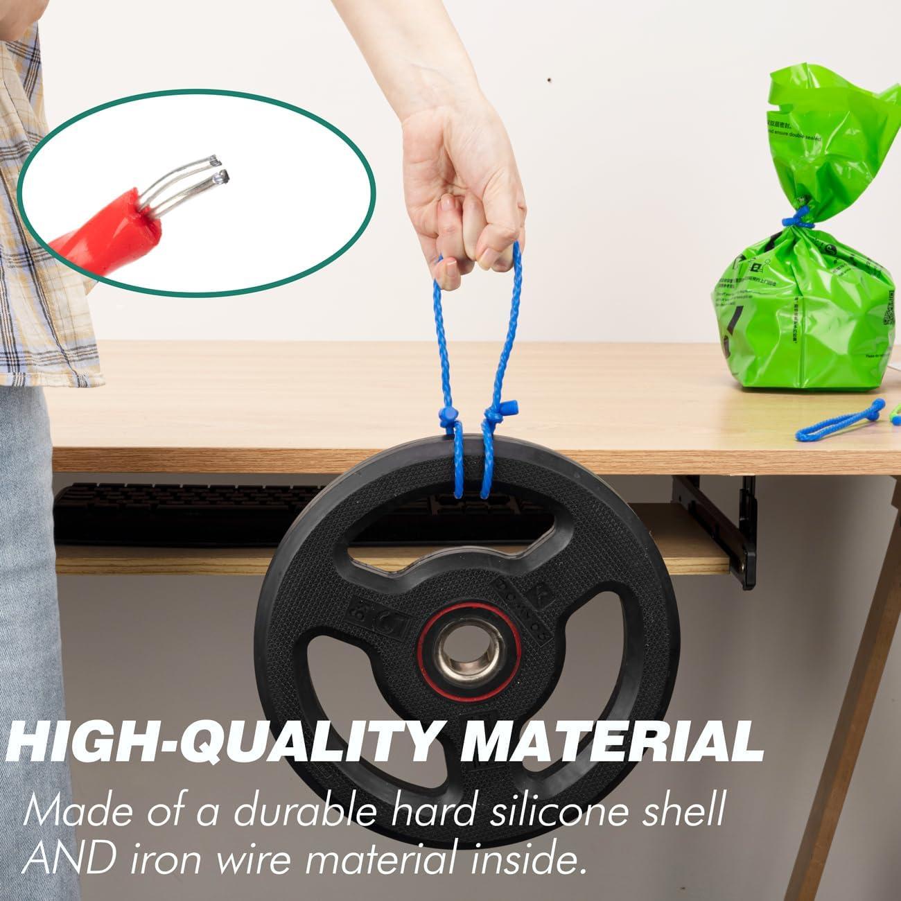 Bridas de Silicona HTHOOOOOME 9 Piezas 10-30 cm Multiusos