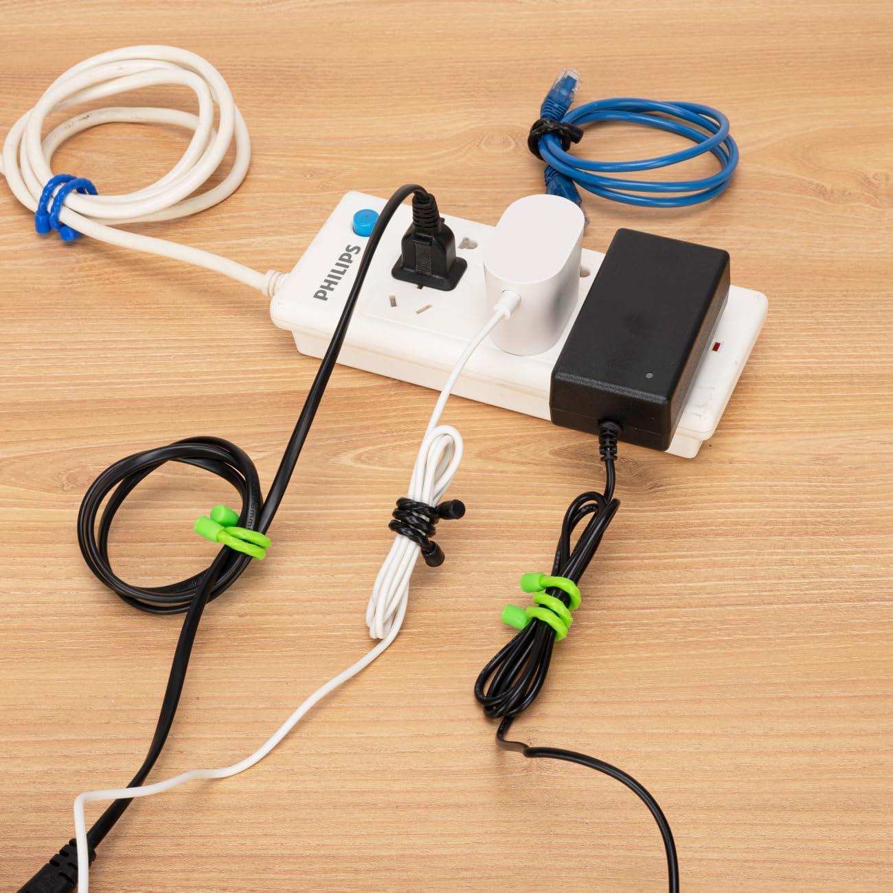 Bridas de Silicona HTHOOOOOME 9 Piezas 10-30 cm Multiusos