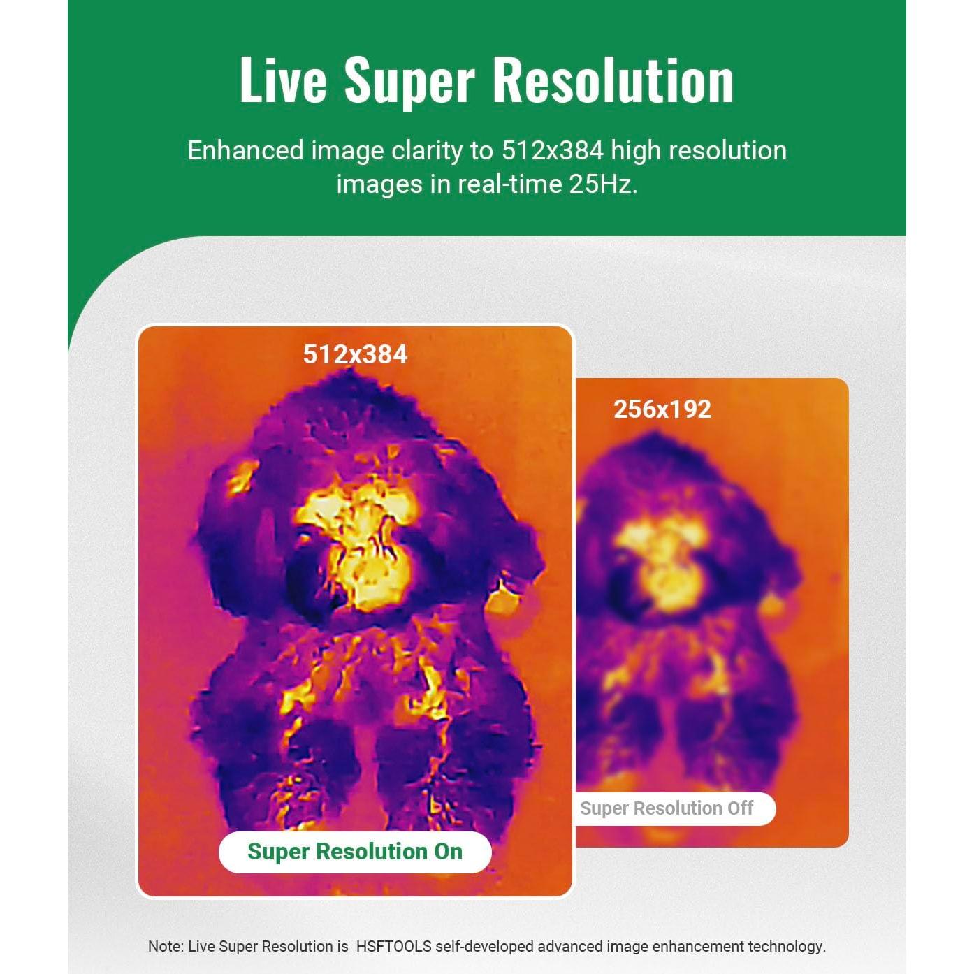 Cámara Térmica HSFTOOLS Finder S2 512x384 USB-C Android