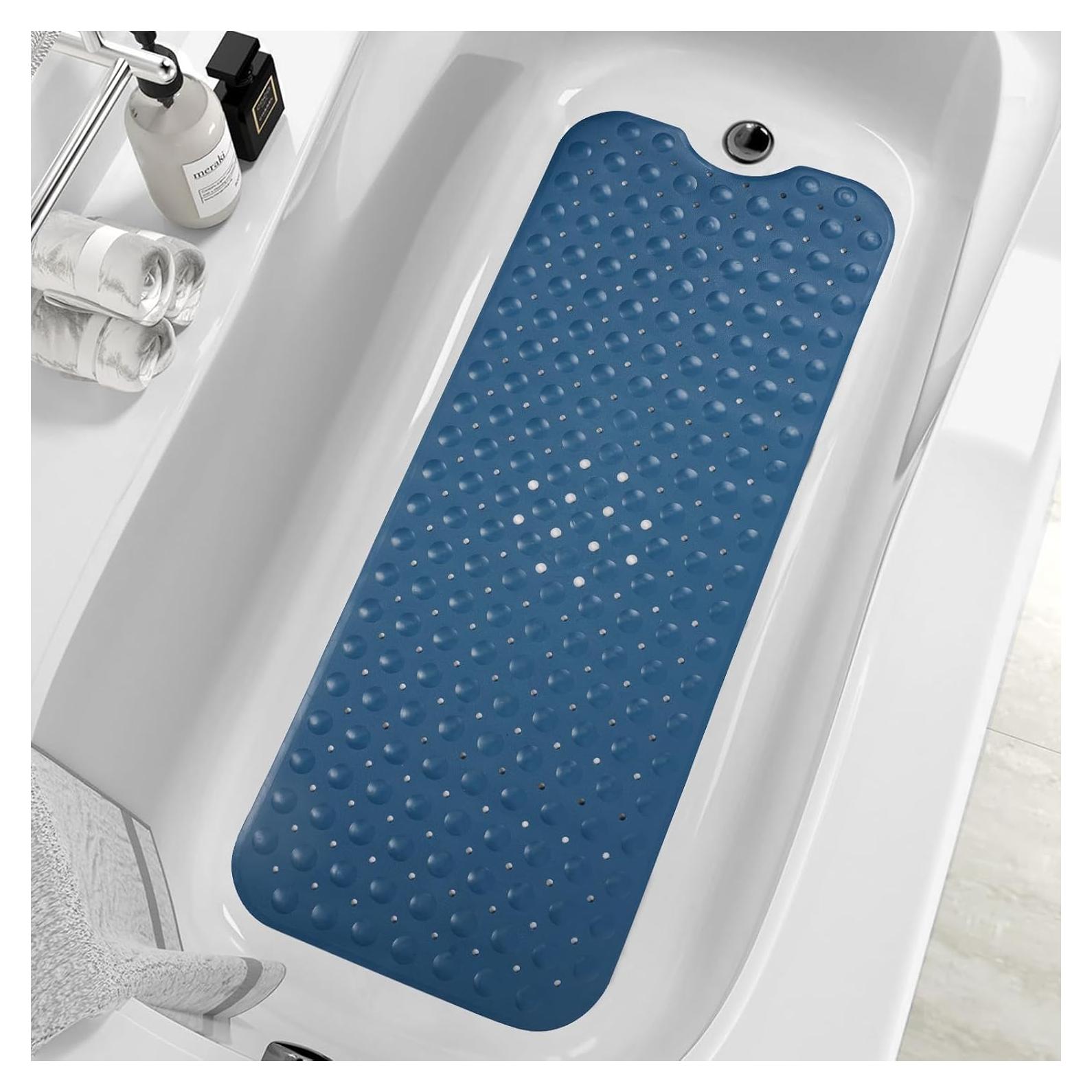 Alfombra de Baño Antideslizante ZHICHENG 99x41cm Azul